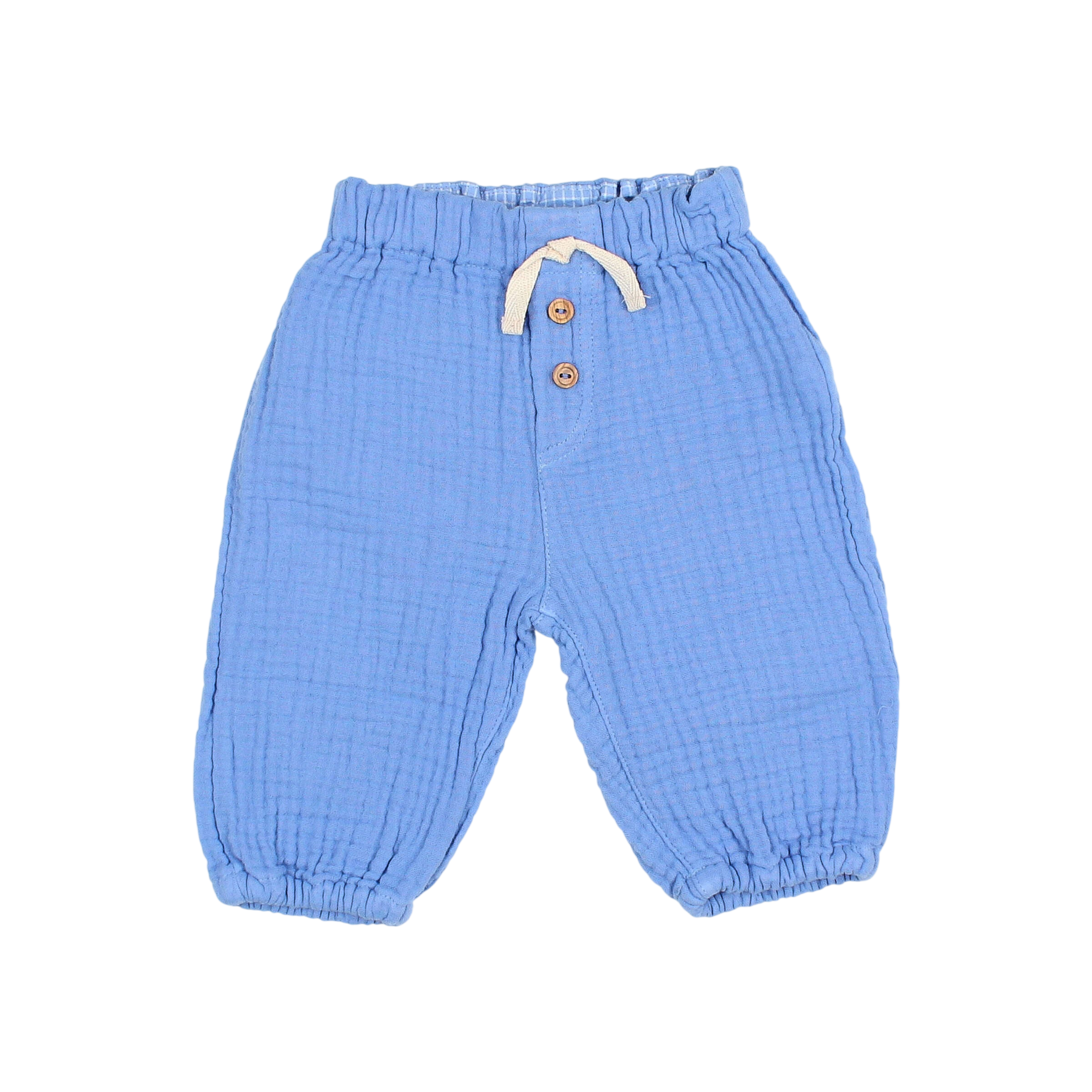 Baby Musselin Hose Ocean Blue