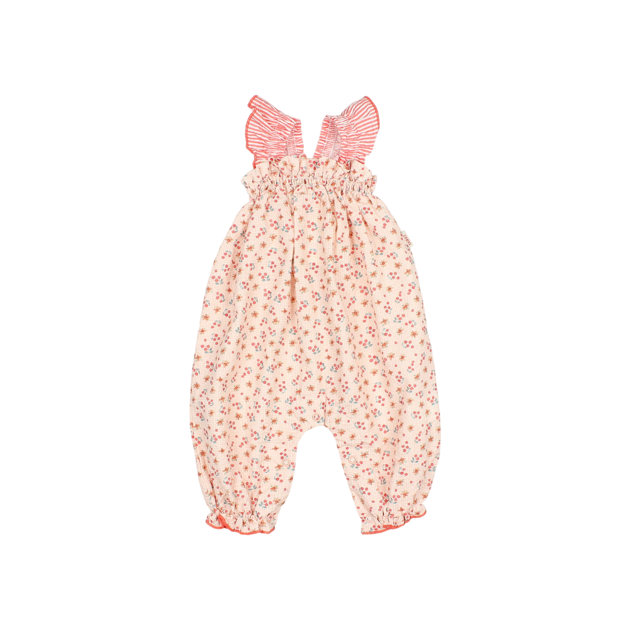 Baby Overall Picnic Coral