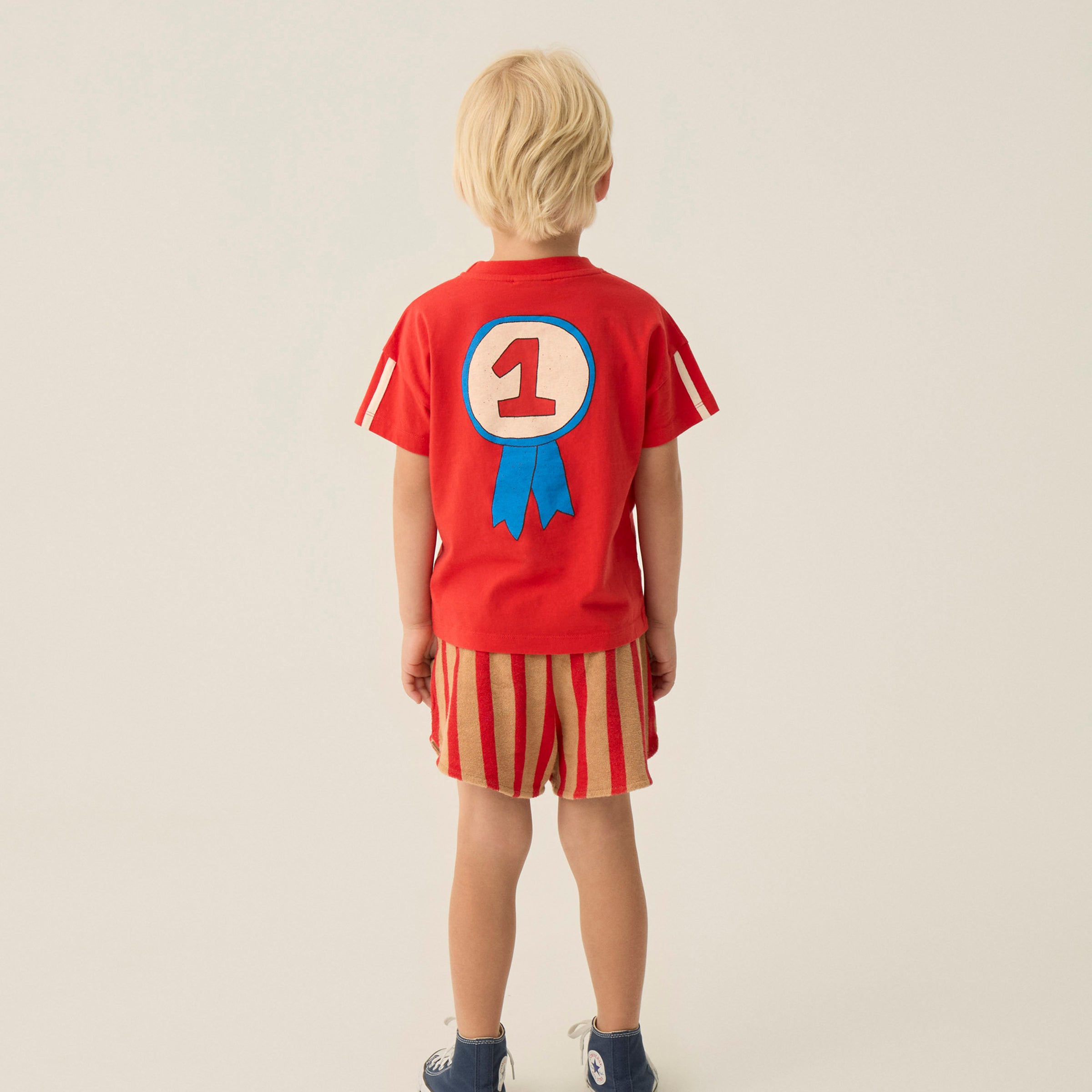 Short Red Stripes Camel