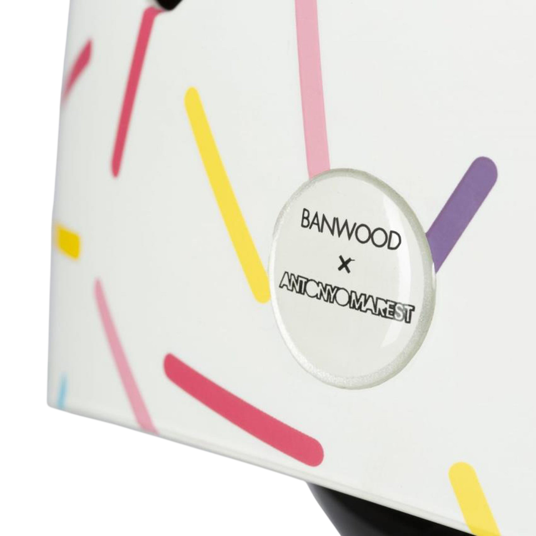 Casque pour enfants Classic Banwood Print MAREST-WHITE