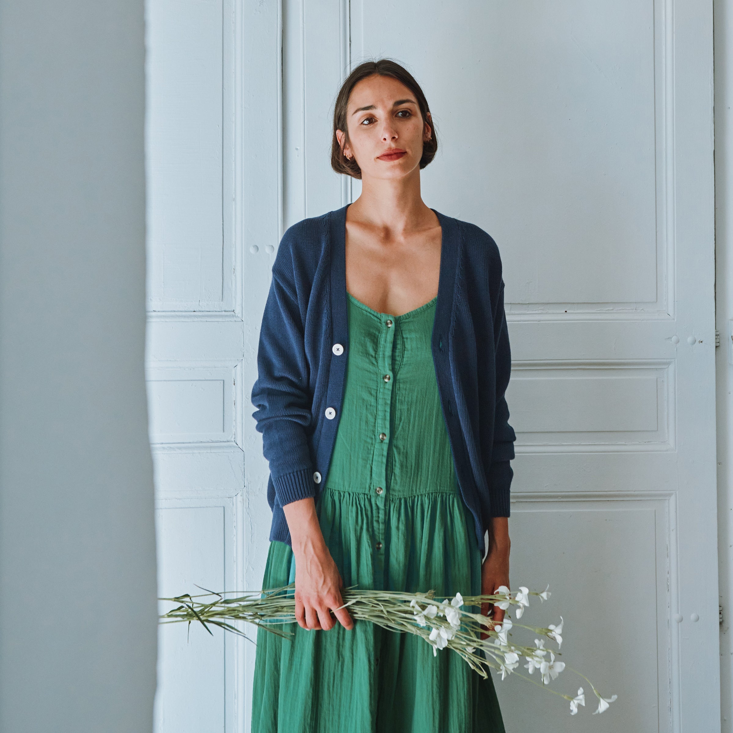 Adult dress Celosie Deep Grass Green