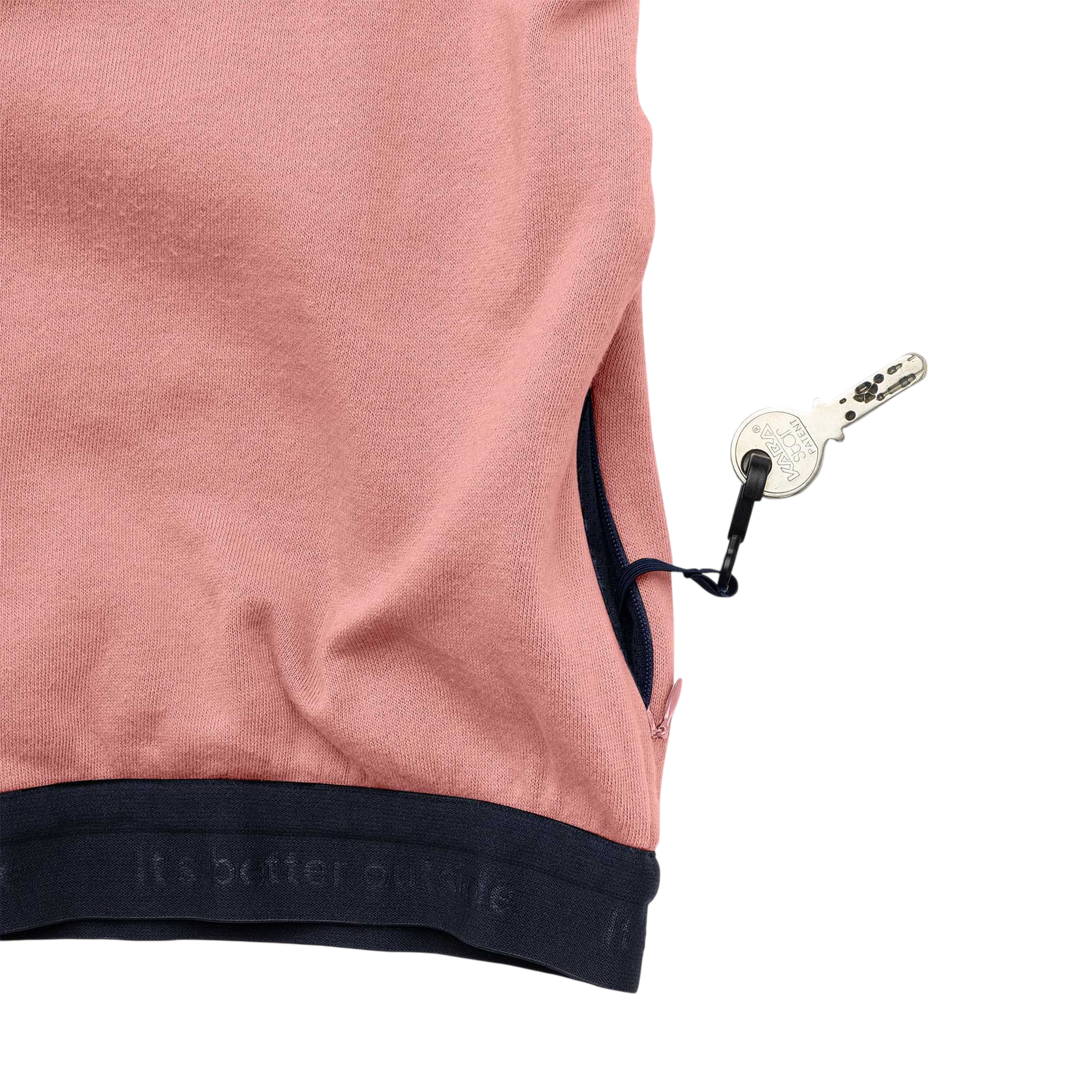 Hoodie Spie Bike Dark rose