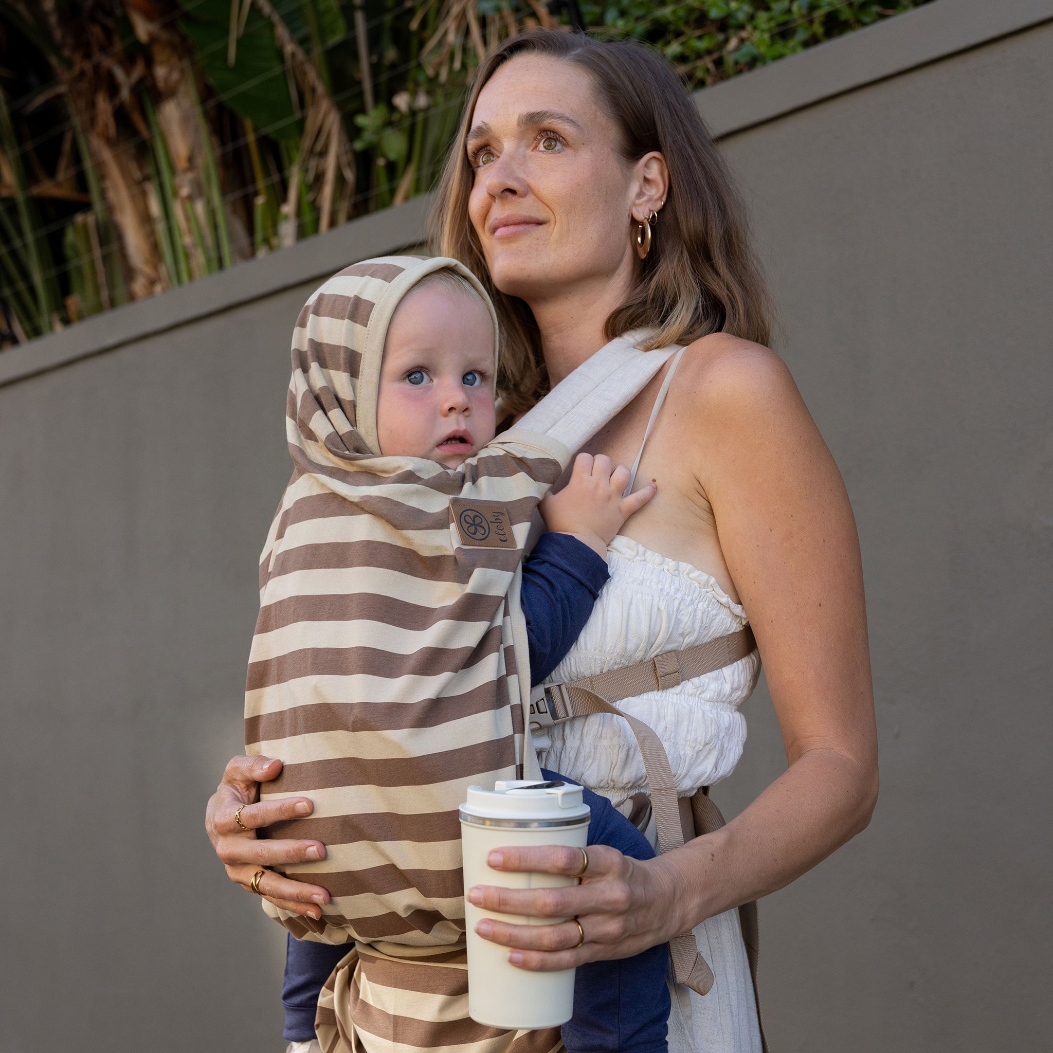 UV Decke Peanut/Sandy Stripe