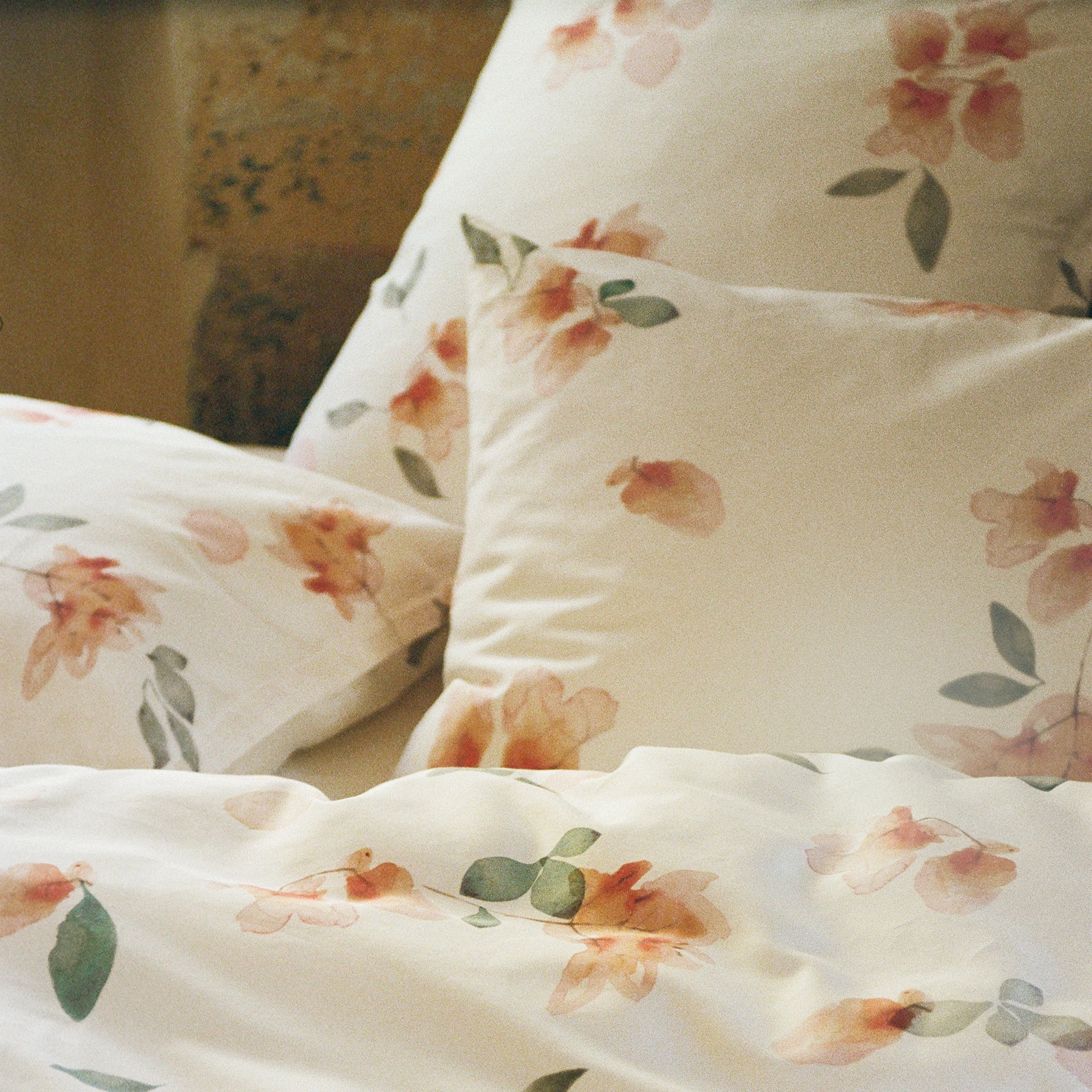 Duvetbezug RASA white/apricot