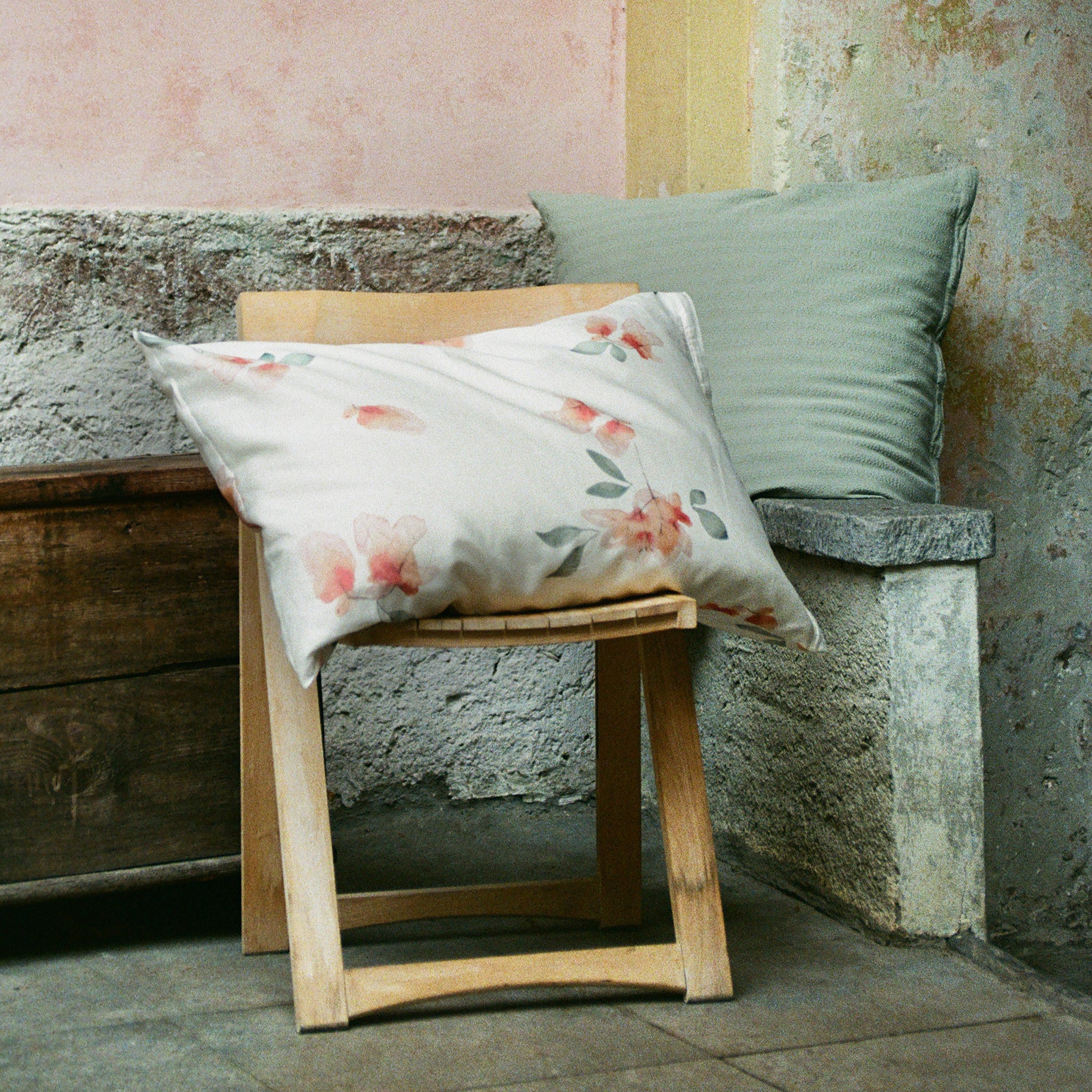 Kissenbezug RASA white/apricot