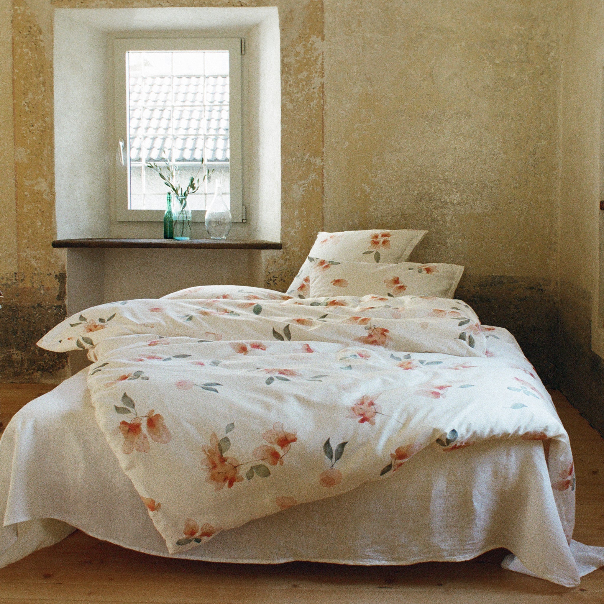 Kissenbezug RASA white/apricot