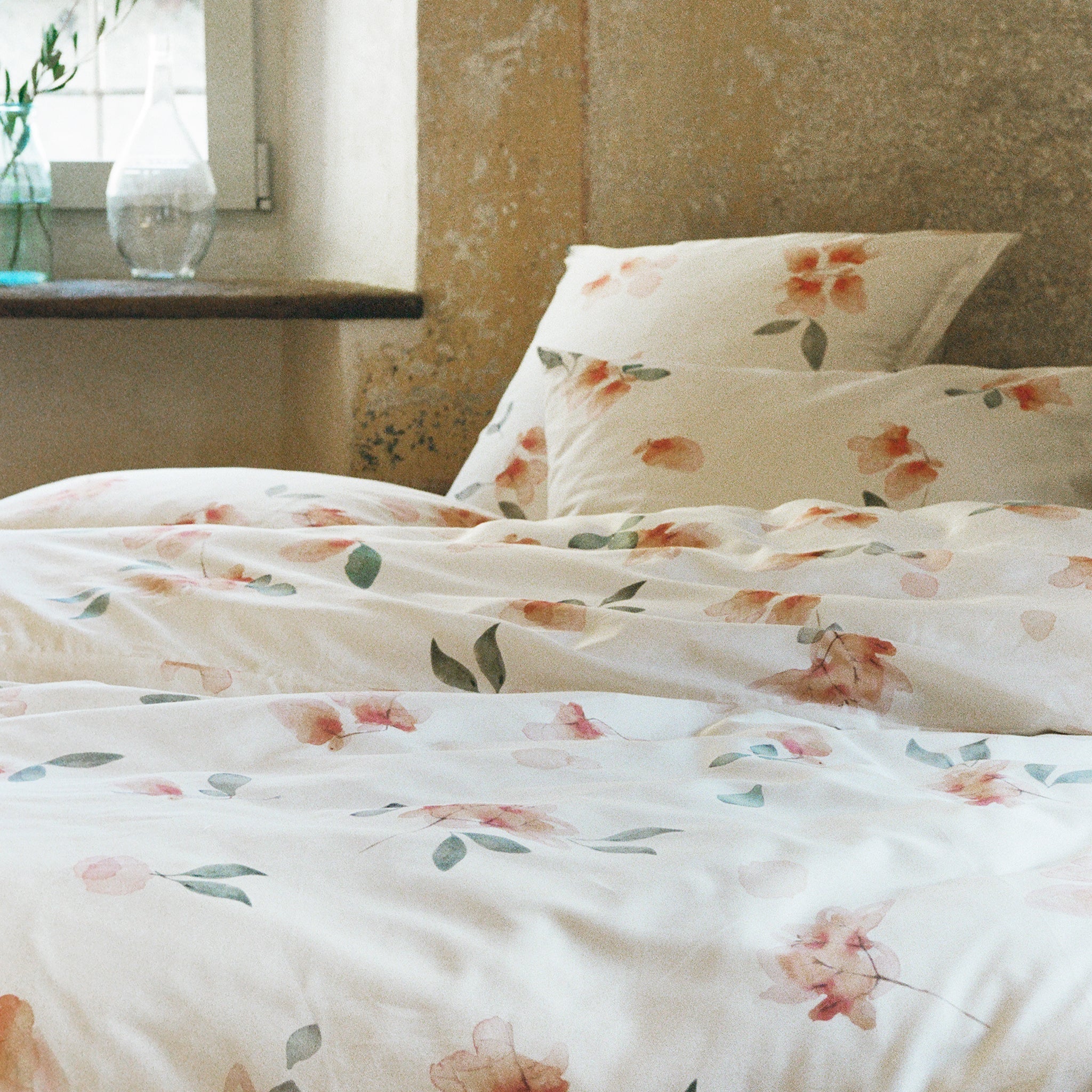 Kissenbezug RASA white/apricot