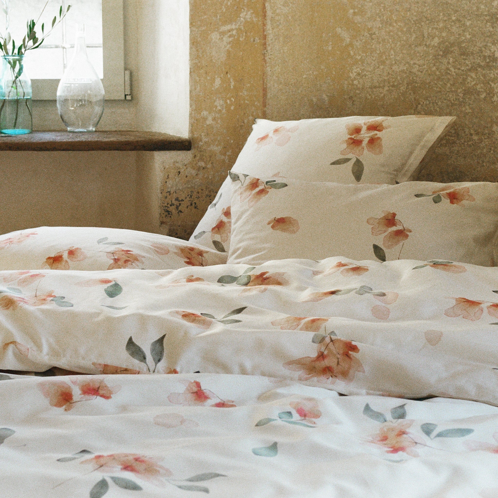 Kissenbezug RASA white/apricot