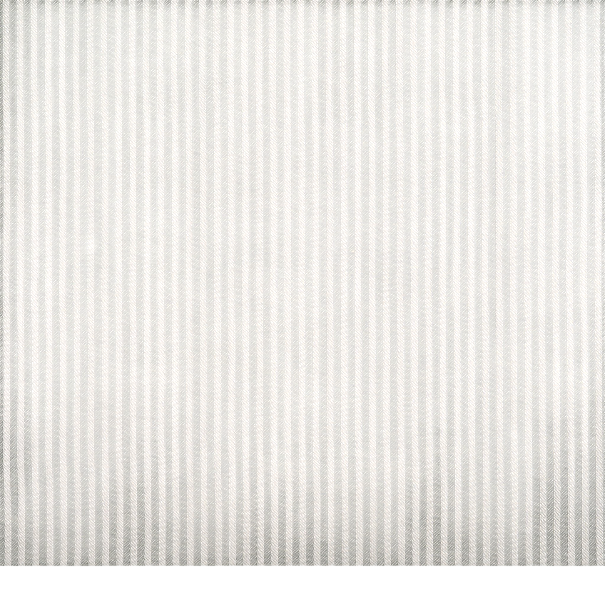 Bezug für Stillkissen, grau-weiss gestreift