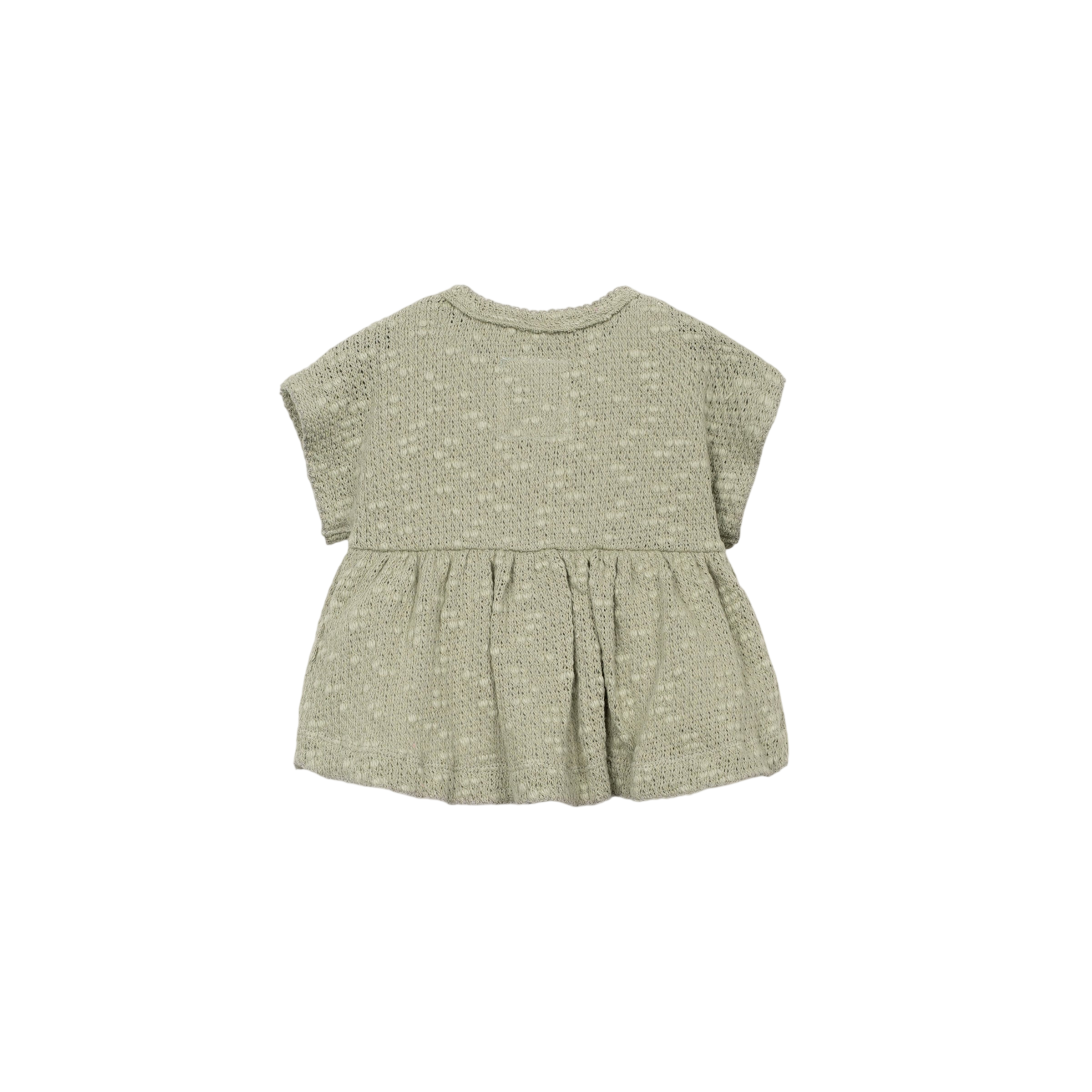 Baby Bluse Emellishes Piqué Texture