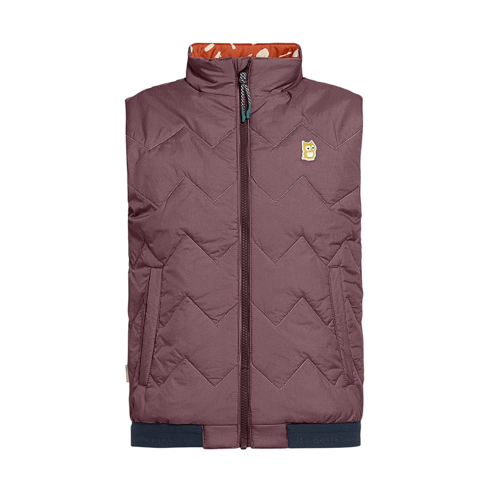 Icon reversible PrimaLoft vest "Underground" Mulberry / Amber