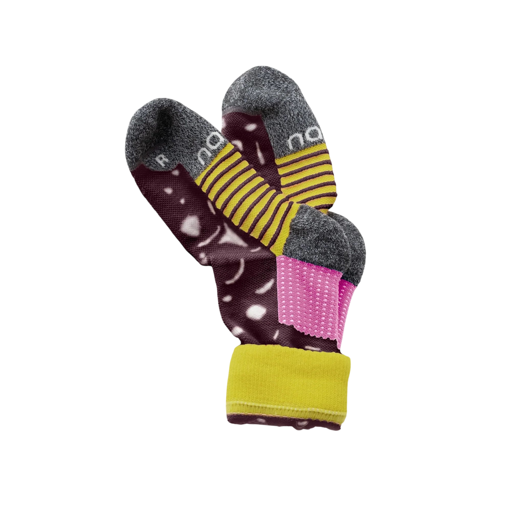 Wandersocken Peak Merino Mulberry / Canary