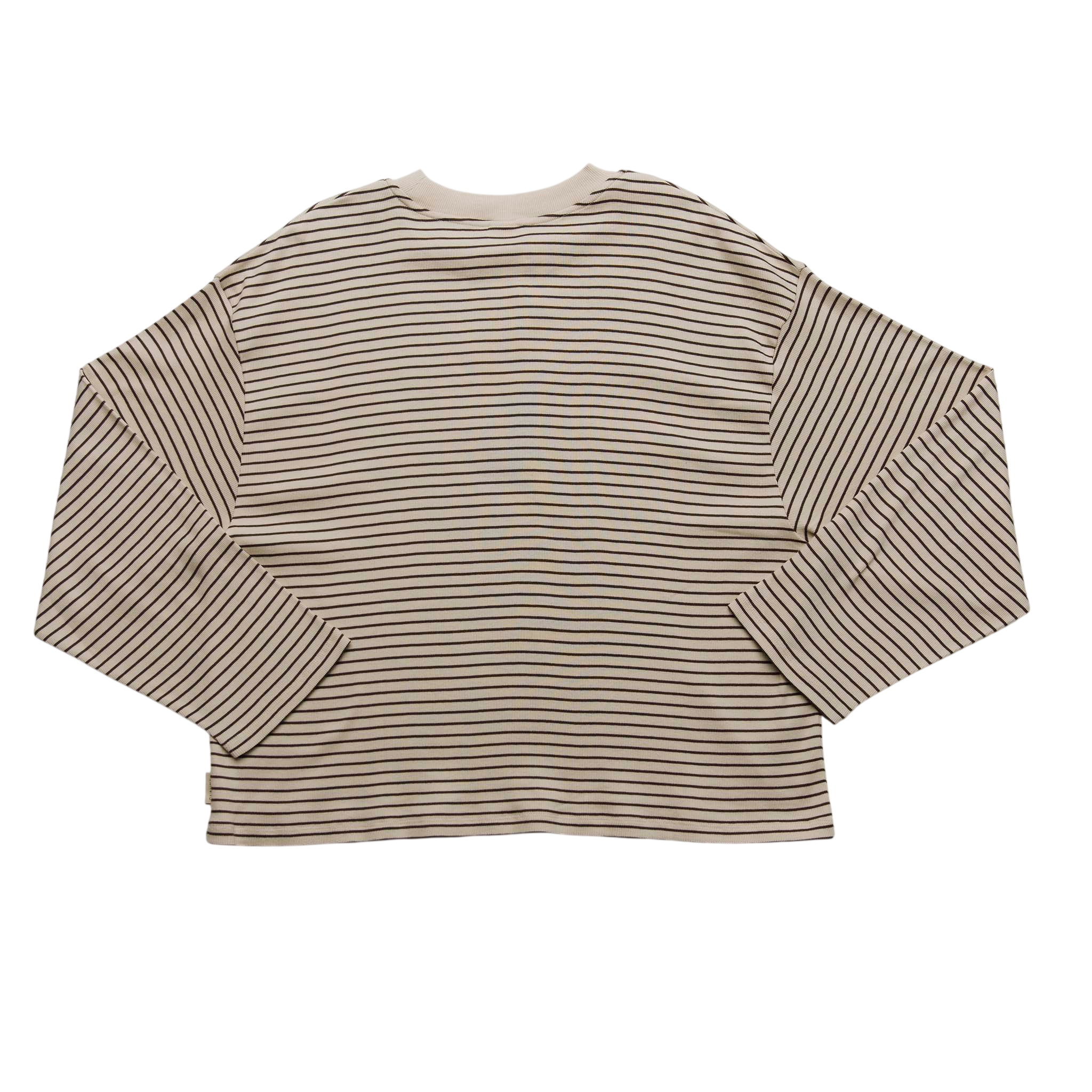 Adult Lenni Coco Stripe Longsleeve Tee Coco & Cream