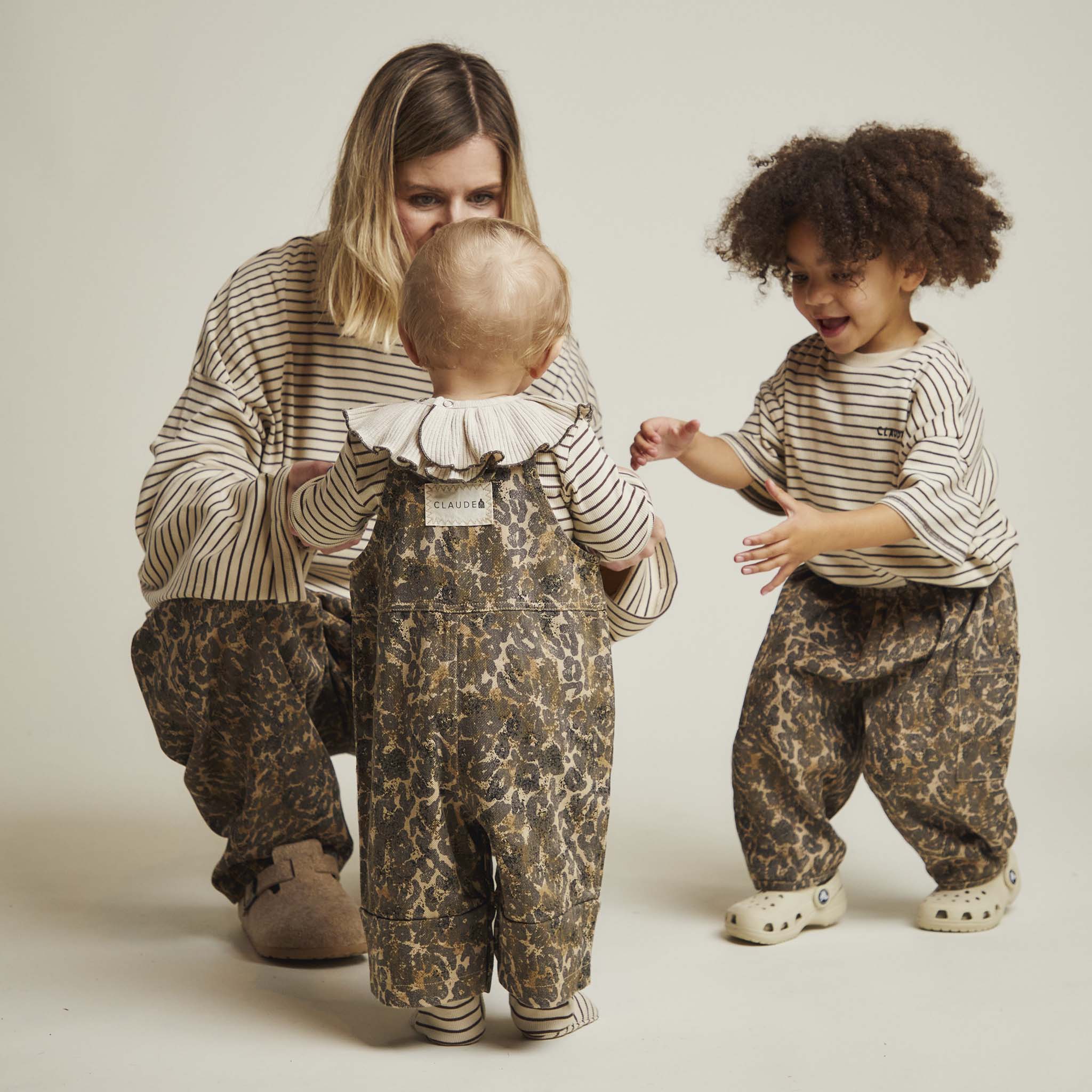 Blythe Leopard Dungaree Leopard Print