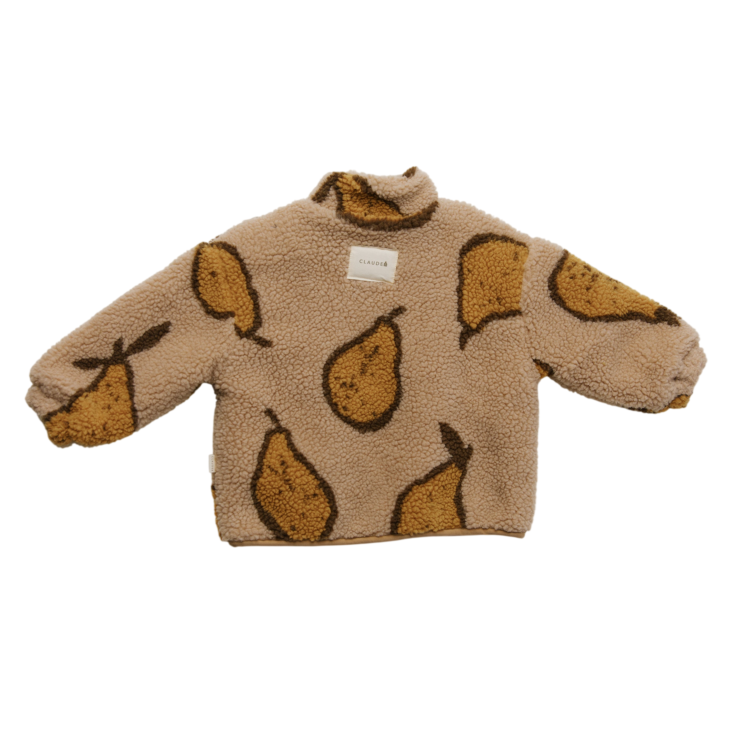 Drew Almond Pear Borg Jacket Almond