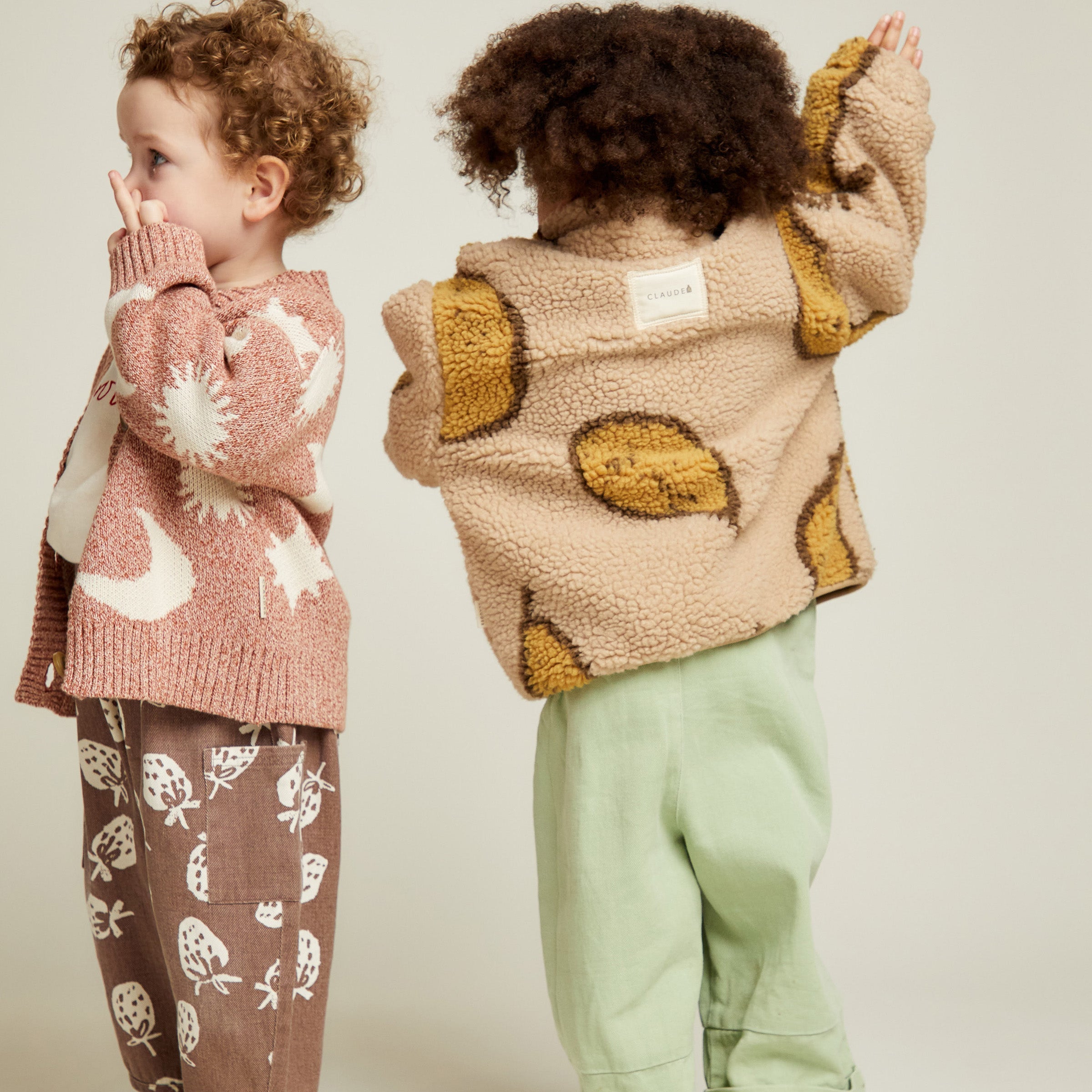 Drew Almond Pear Borg Jacket Almond