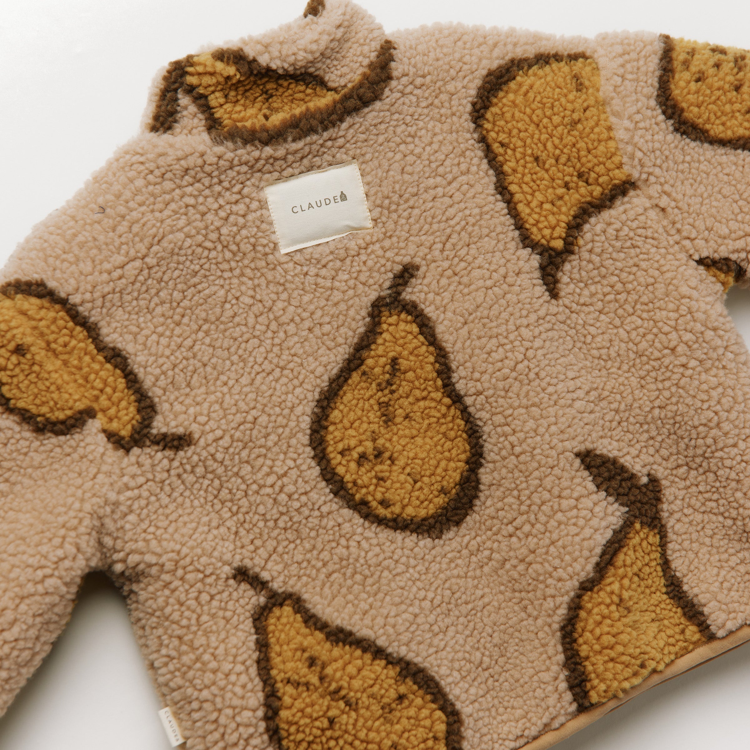 Drew Almond Pear Borg Jacket Almond