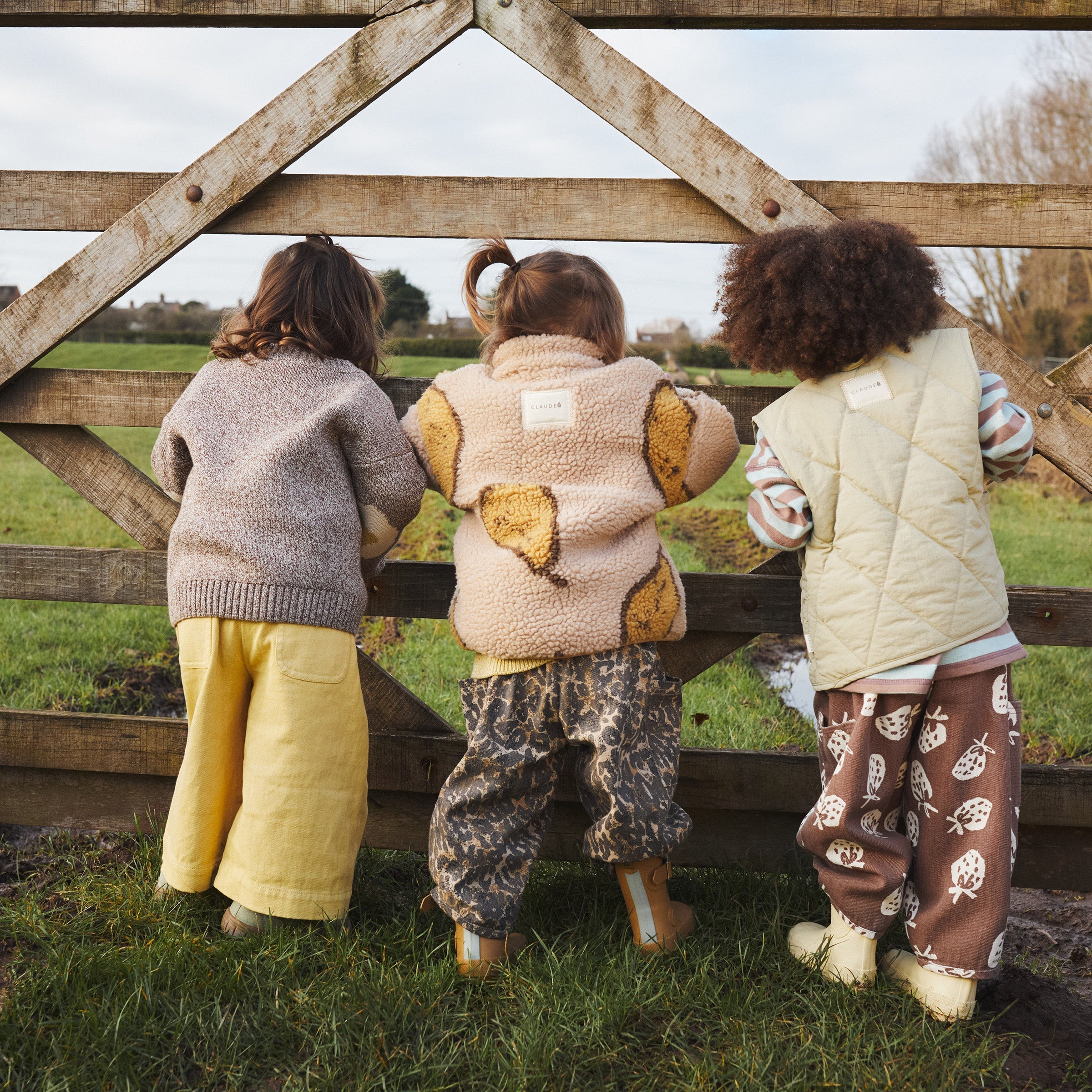 Drew Almond Pear Borg Jacket Almond