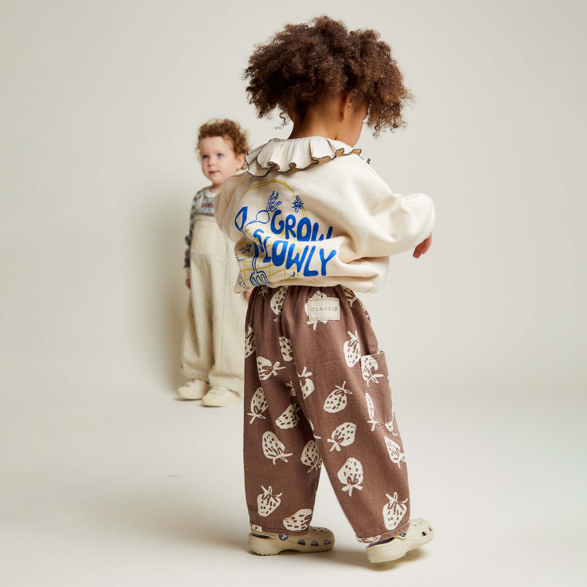 Emerson Choc Strab Trouser Chocolate