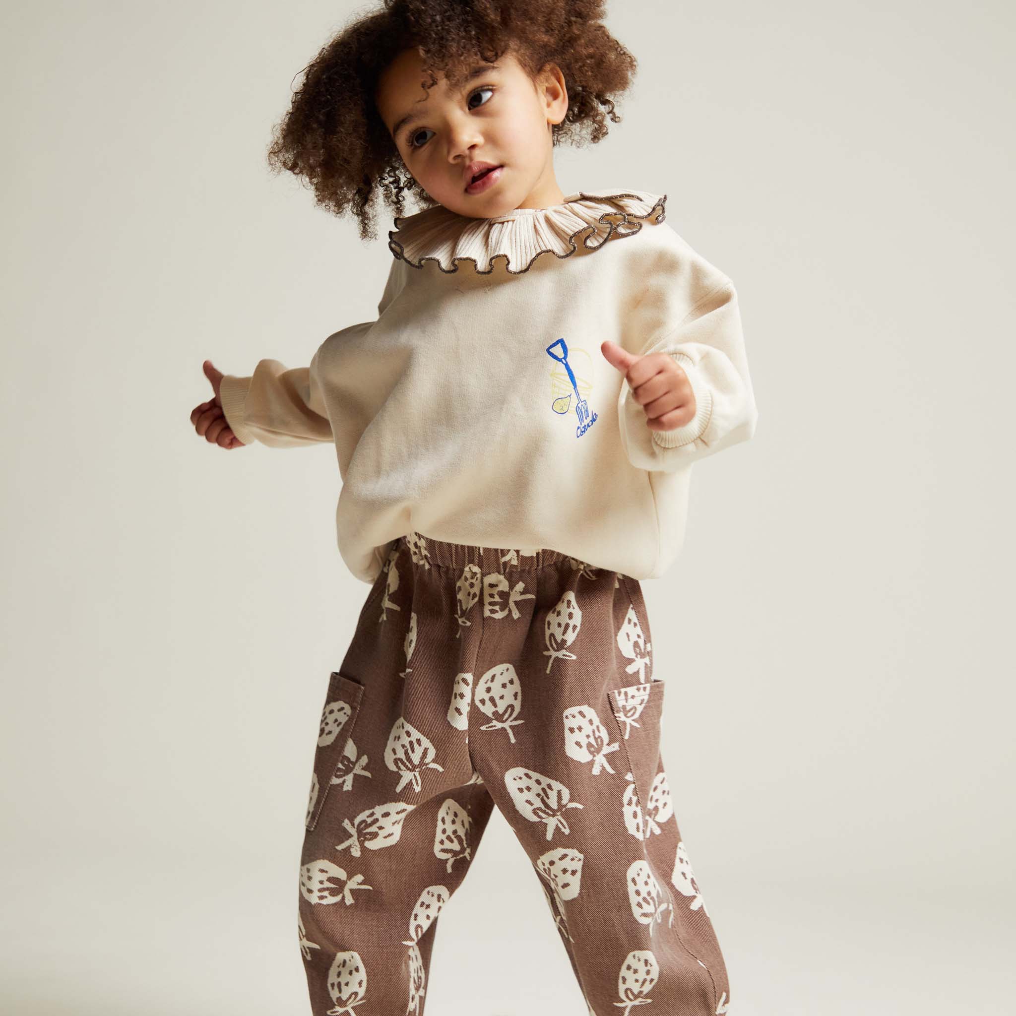 Emerson Choc Strab Trouser Chocolate