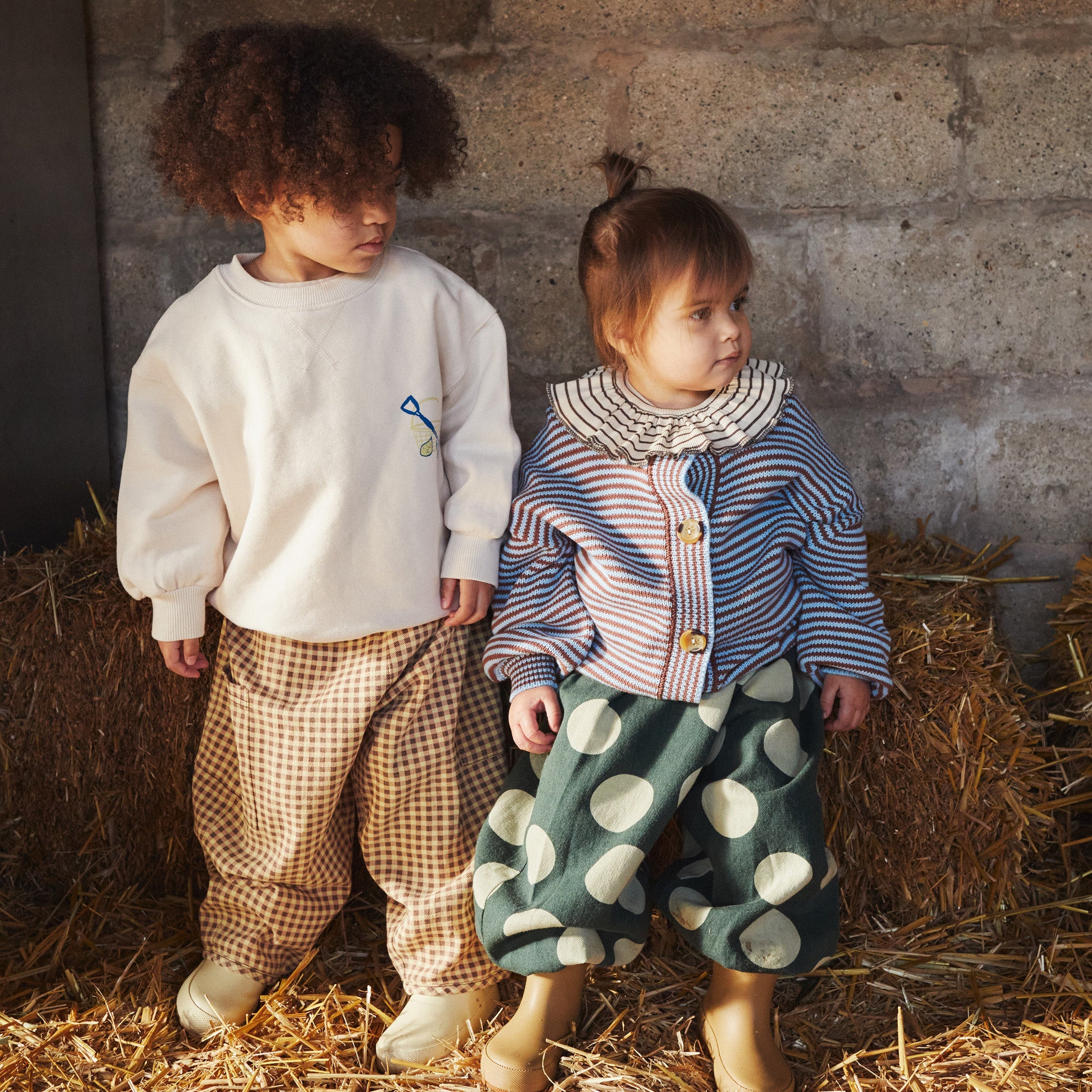 Emerson Kale Polka Trouser Kale