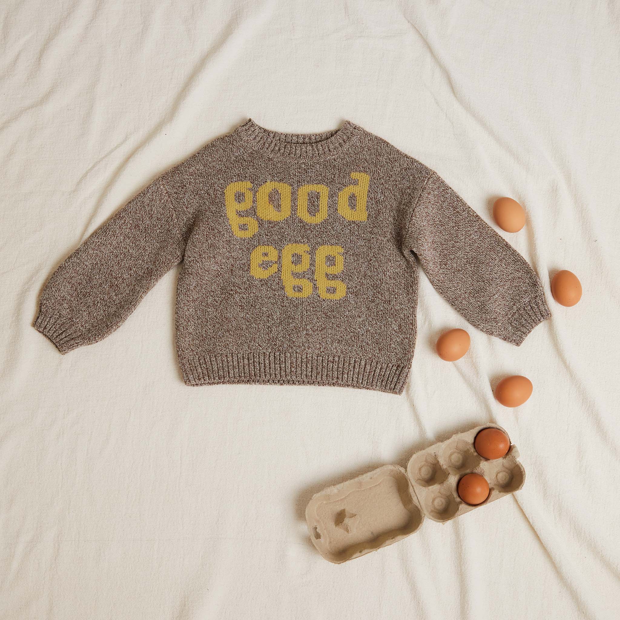 Greta Good Egg Sweater Coco