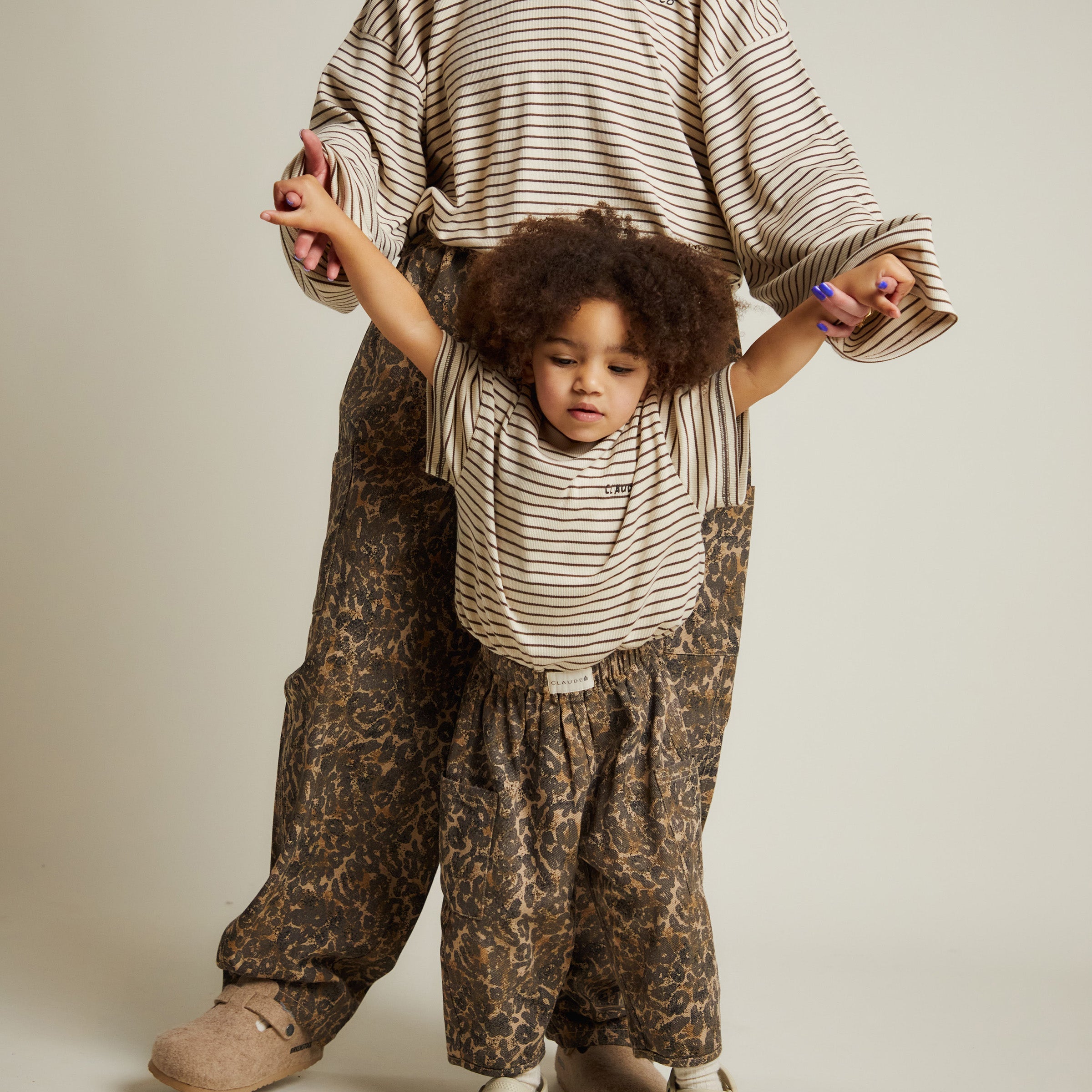 Lenni Coco Stripe Tee Coco & Cream