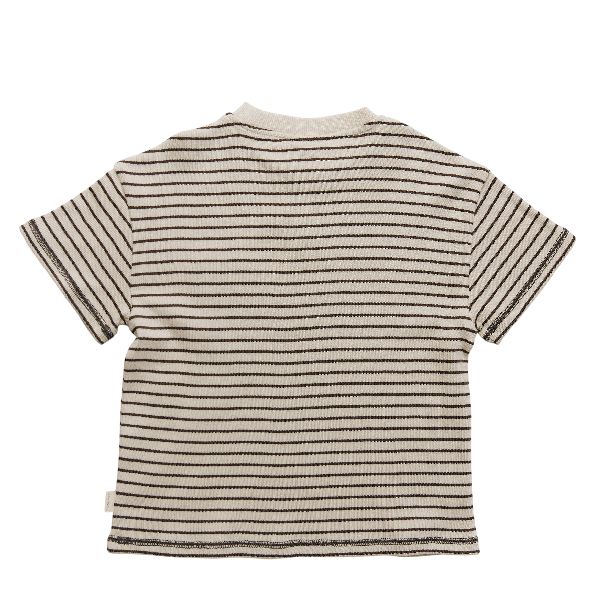 Lenni Coco Stripe Tee Coco & Cream