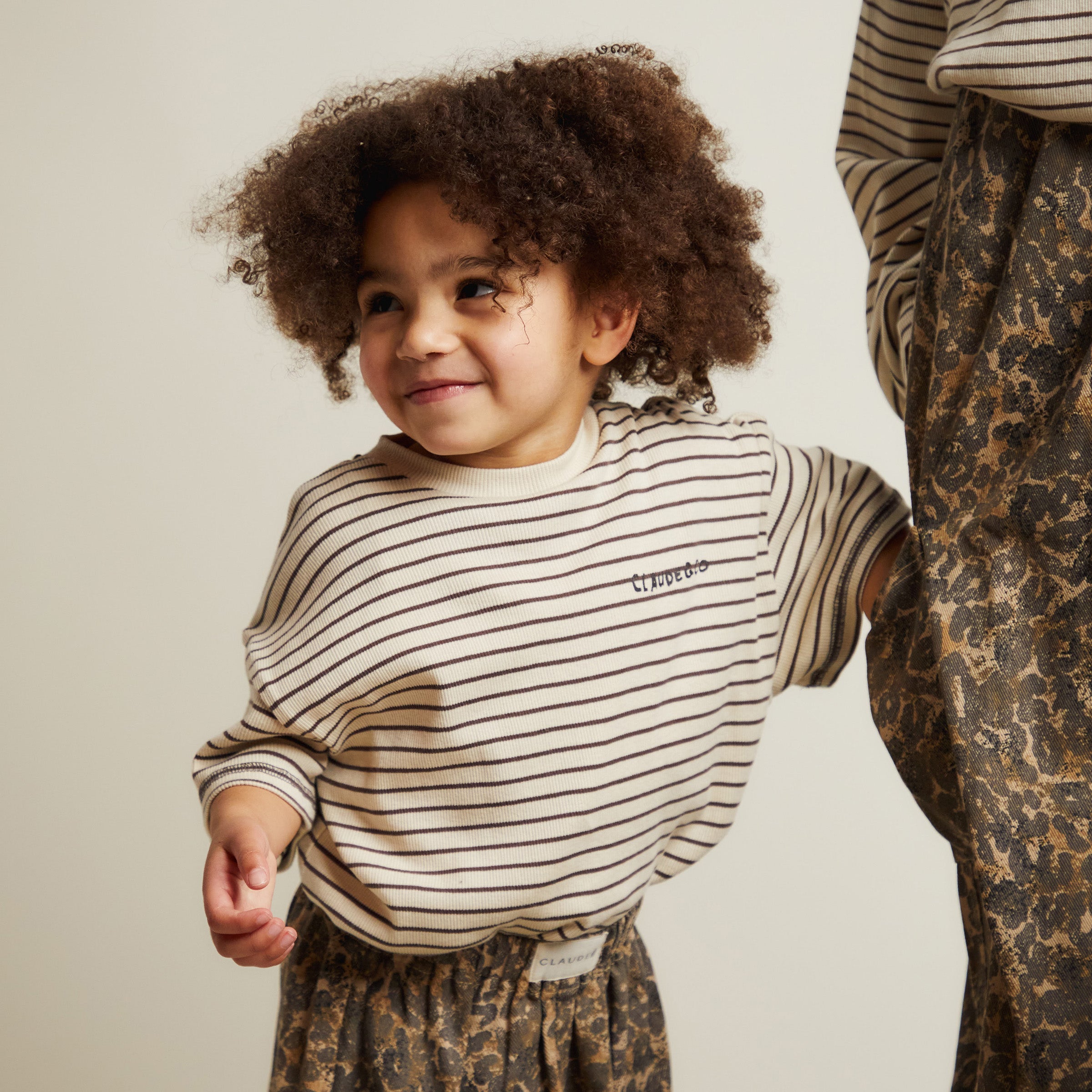 Lenni Coco Stripe Tee Coco & Cream