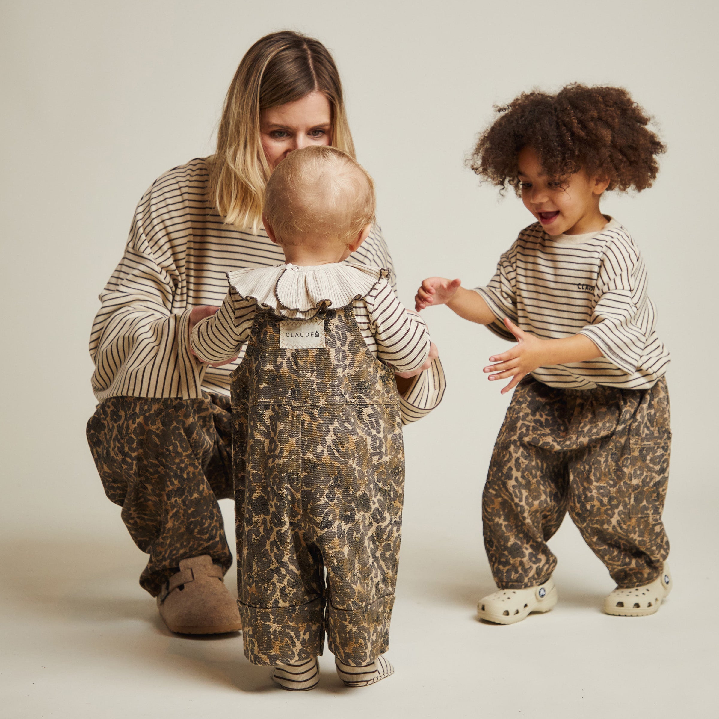 Lenni Coco Stripe Tee Coco & Cream