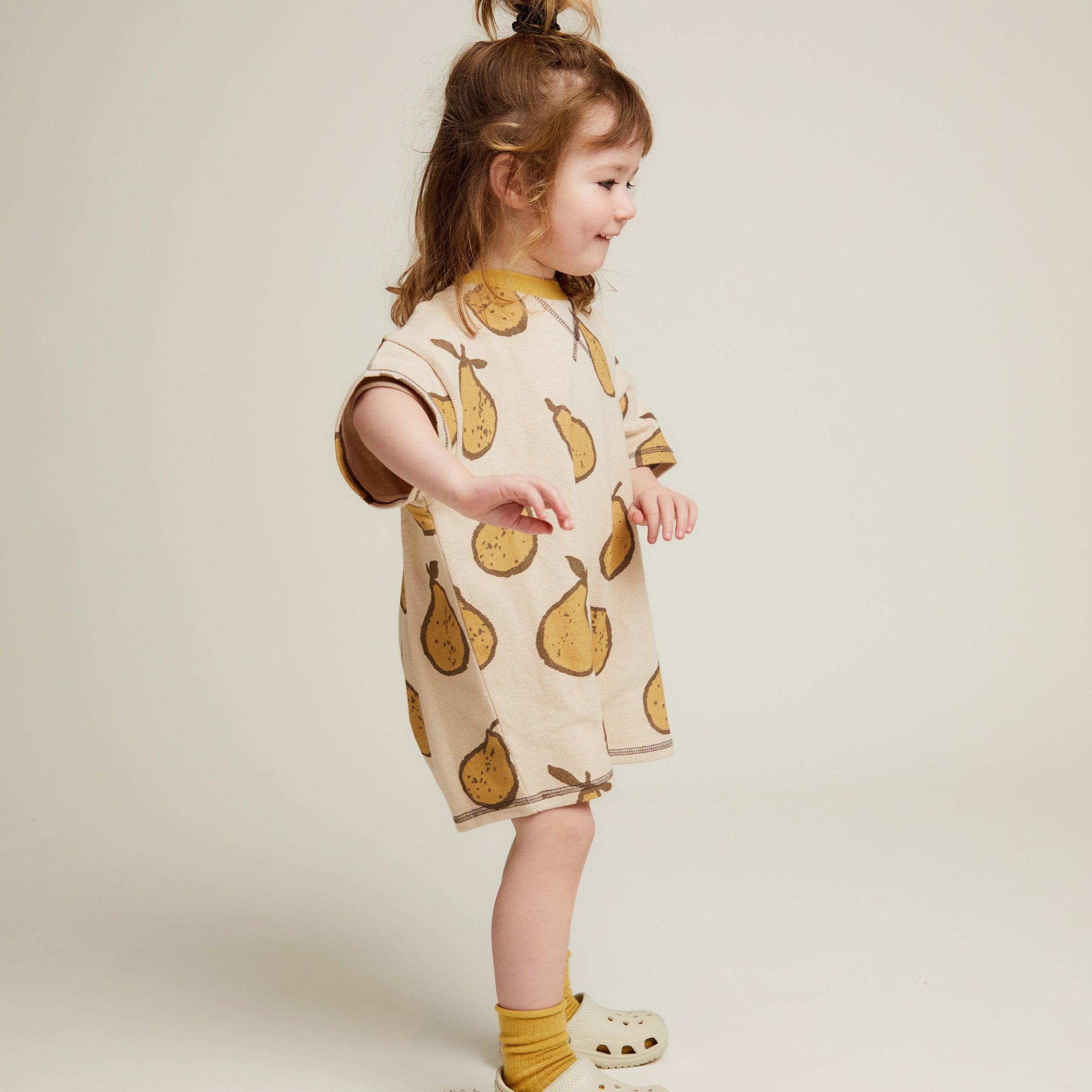 Opal Almond Pear Romper Almond