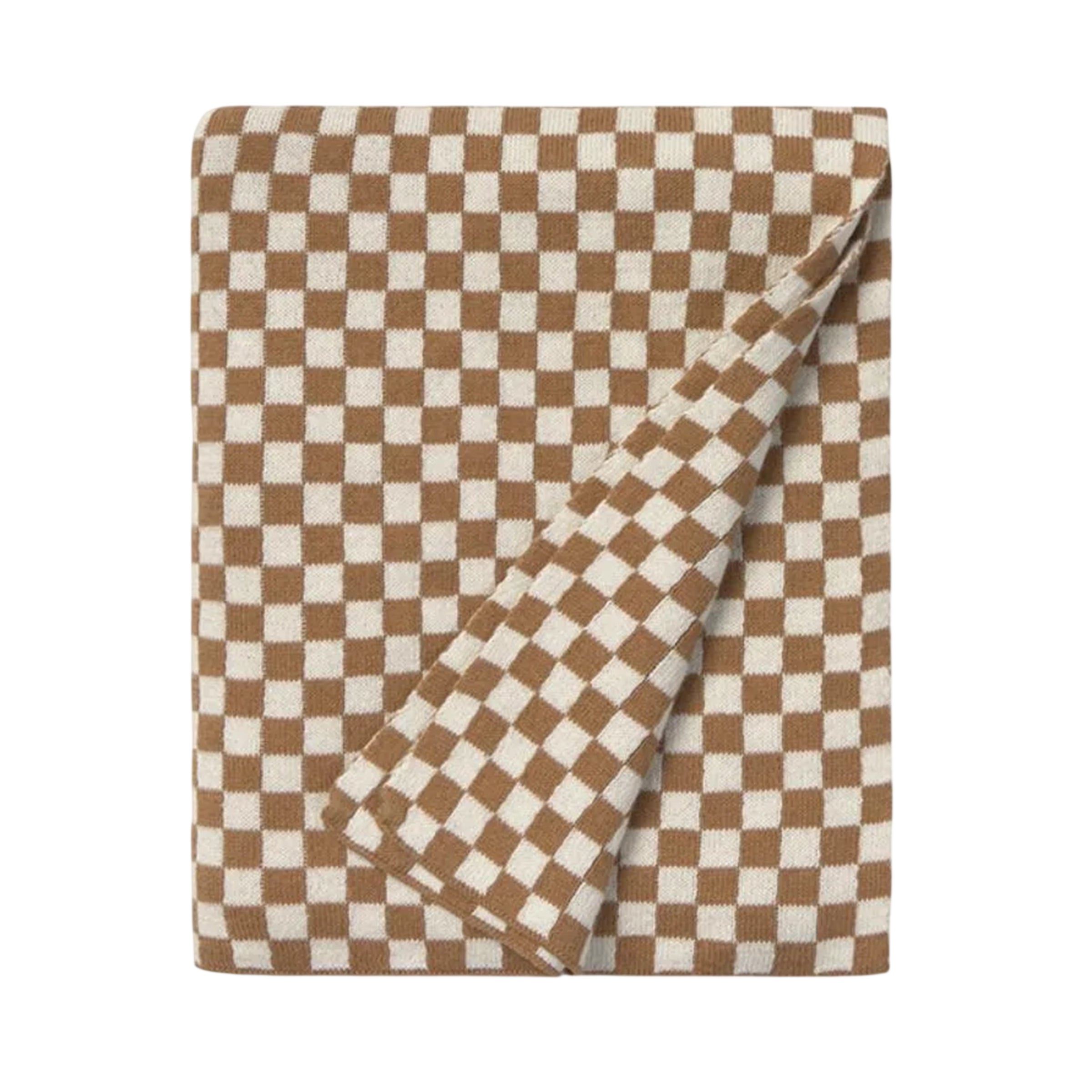 Strickdecke Tiles Toffee