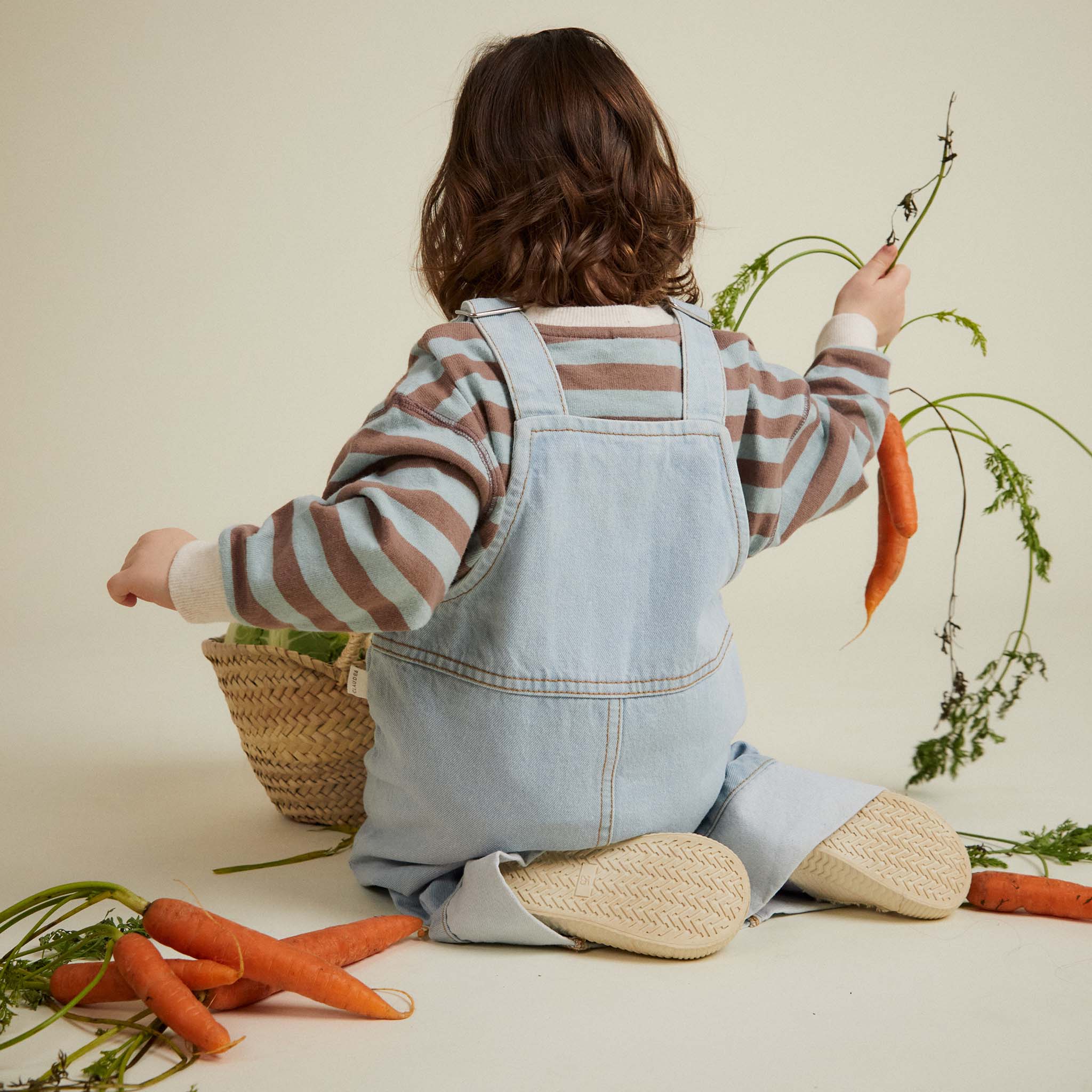 Rue Choc Stripe Long Sleeve Tee Coco & Cream