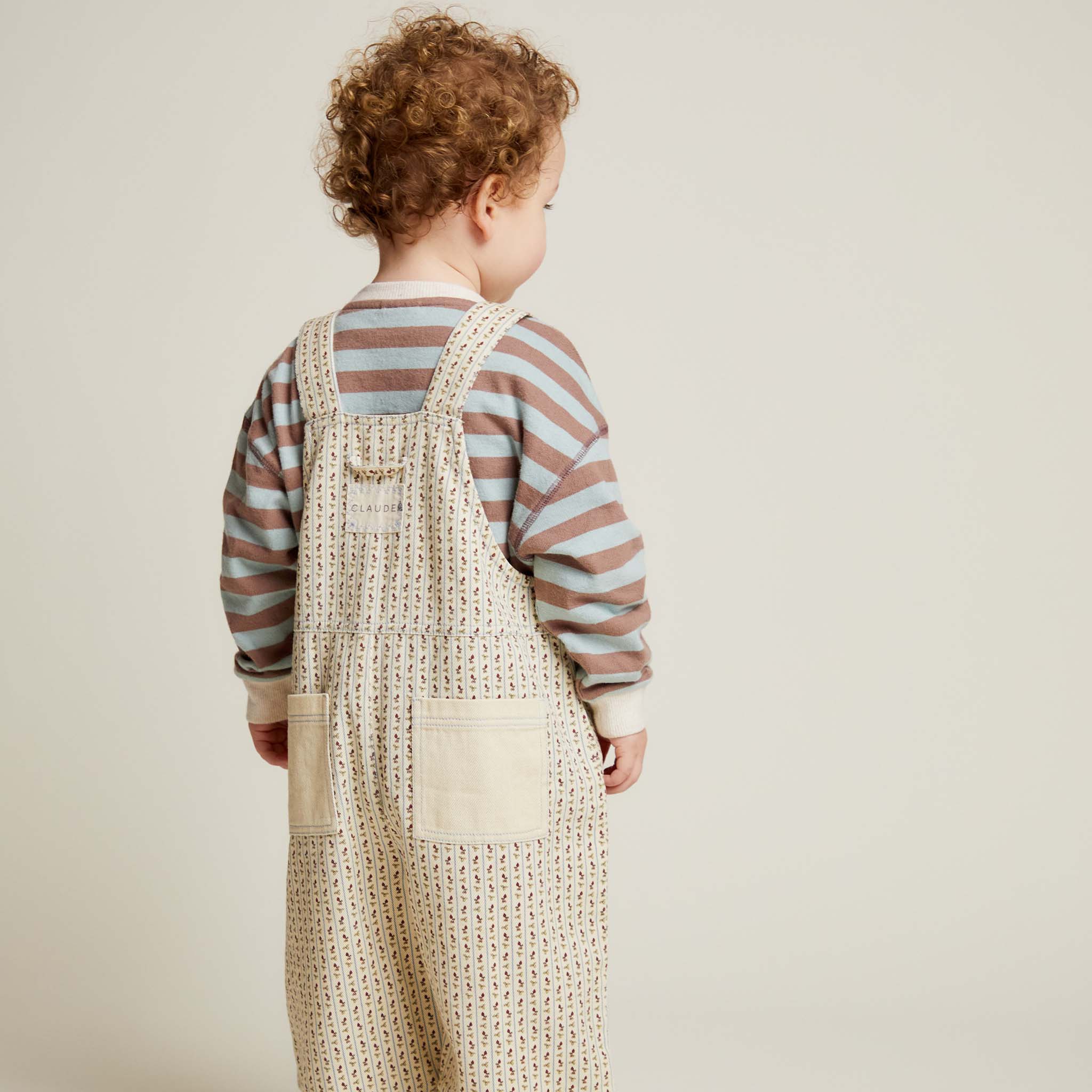 Rue Choc Stripe Long Sleeve Tee Coco & Cream