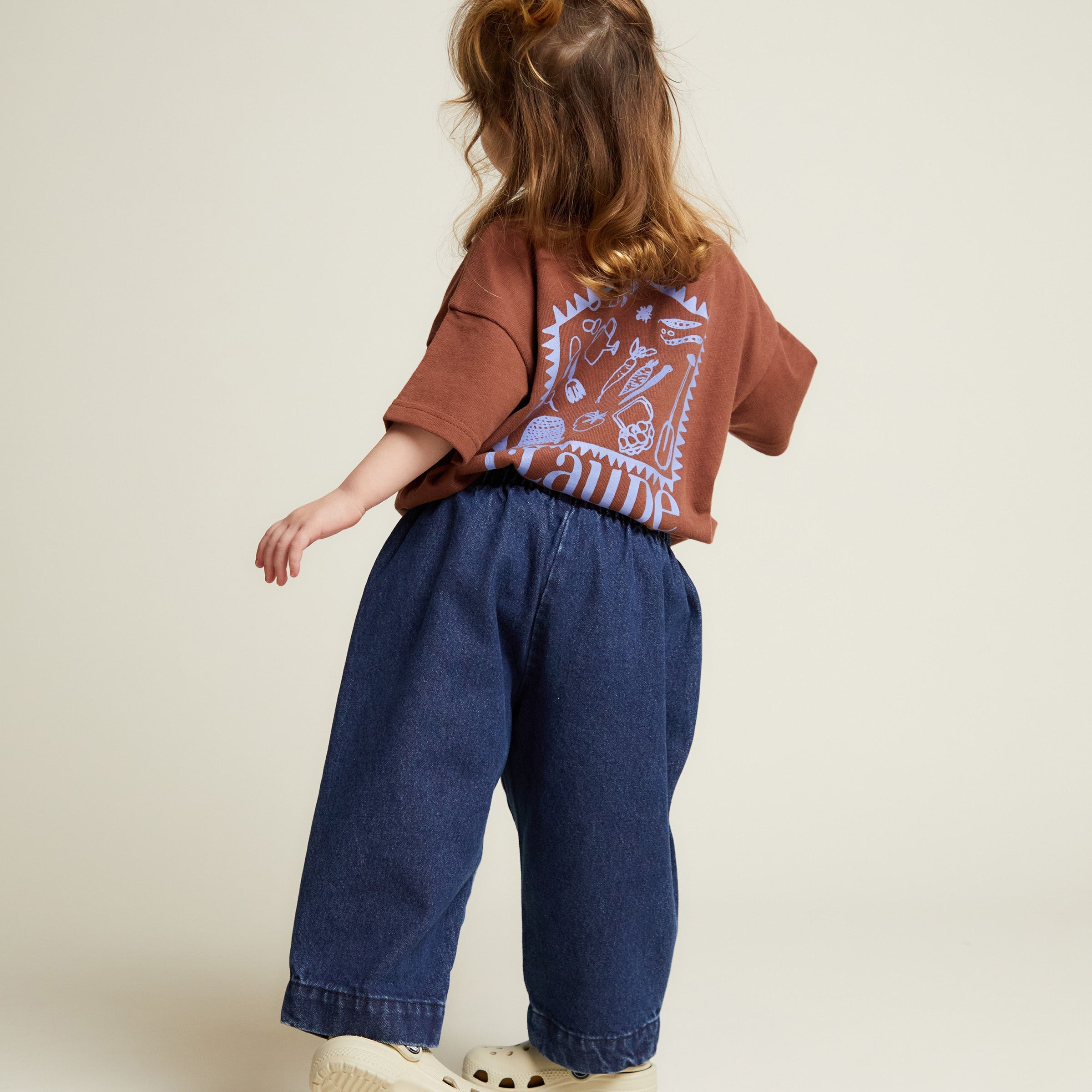 Wave Denim Trouser Denim