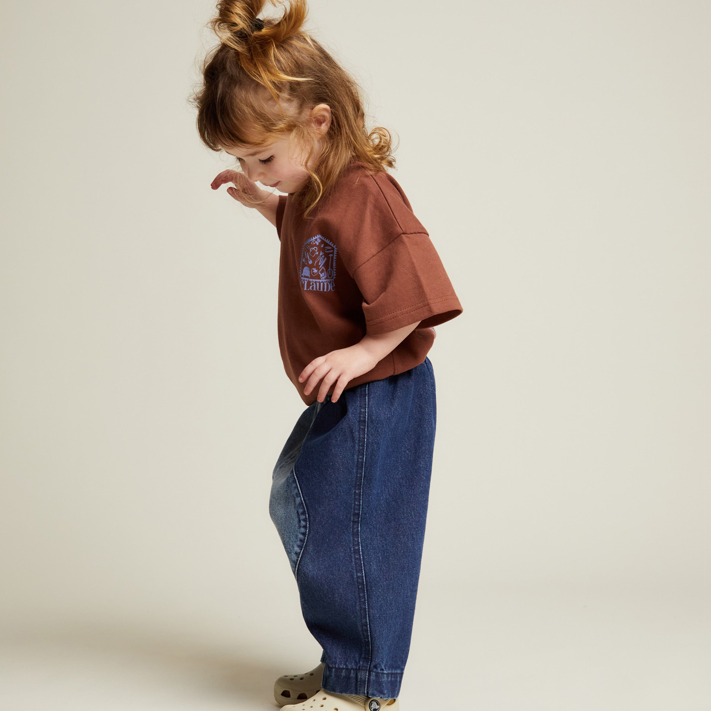 Wave Denim Trouser Denim