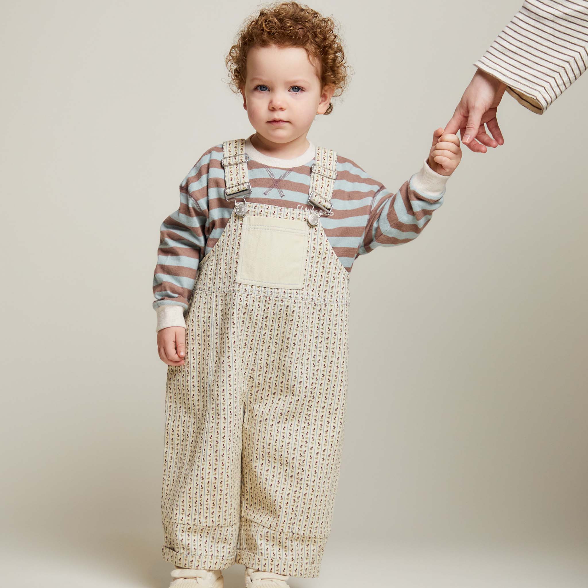 Rue Choc Stripe Long Sleeve Tee Coco & Cream