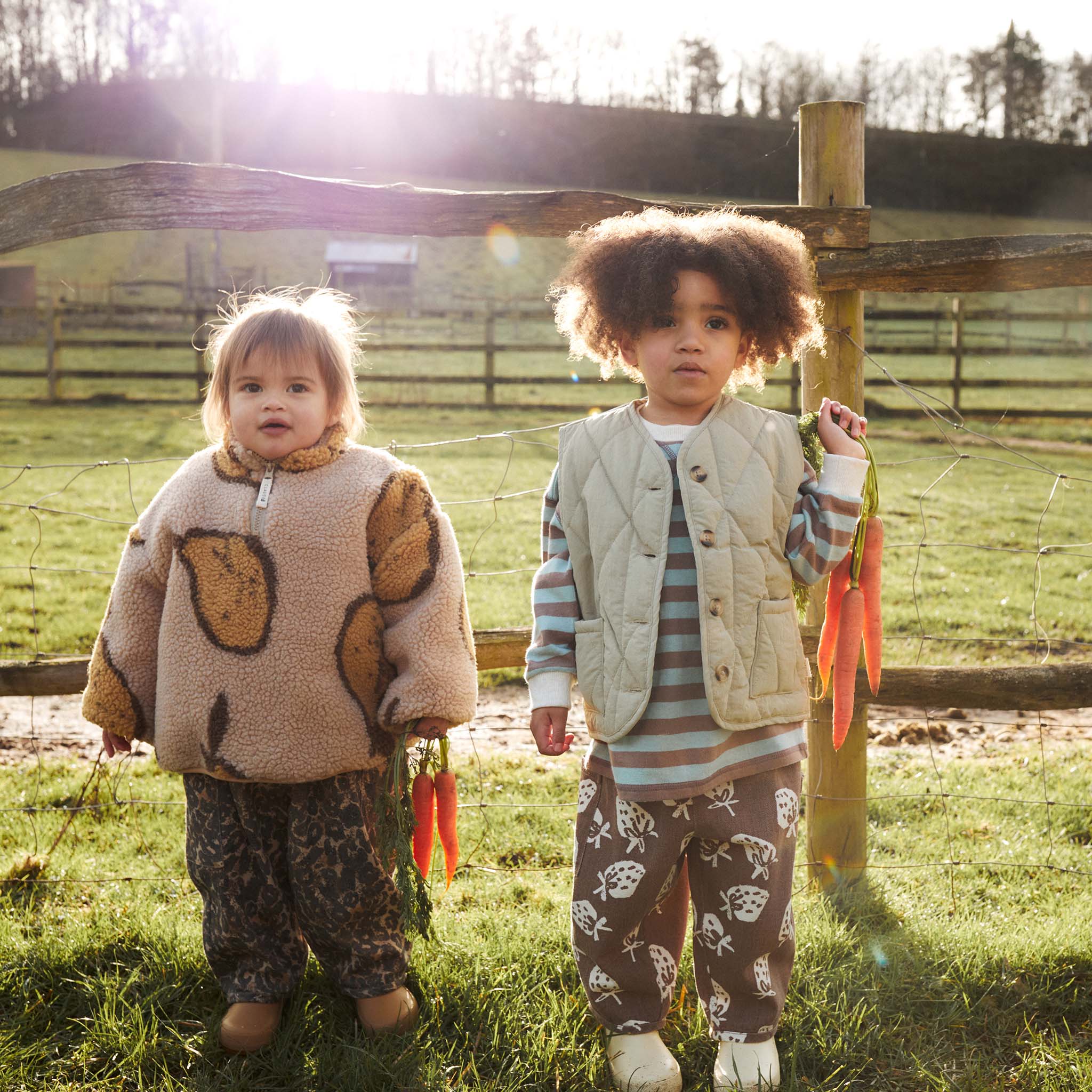 Rue Choc Stripe Long Sleeve Tee Coco & Cream