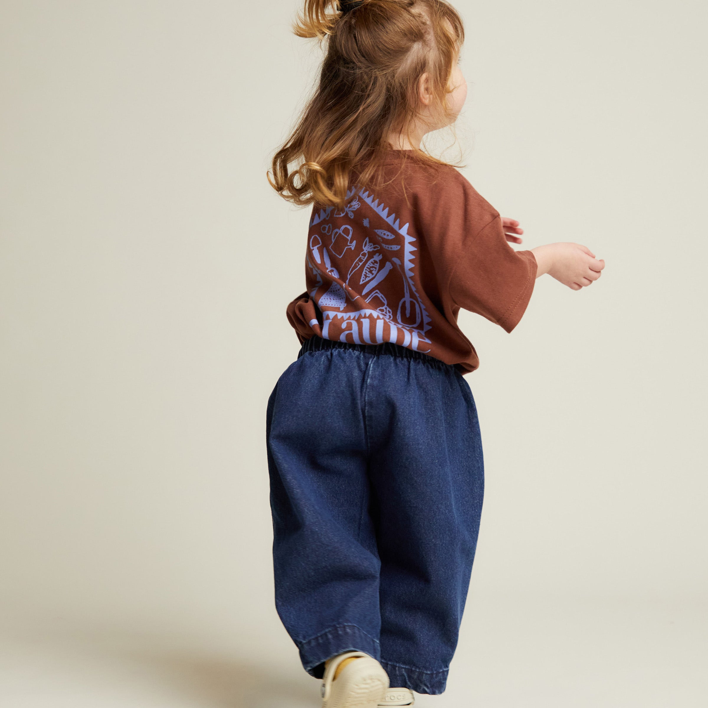 Wave Denim Trouser Denim