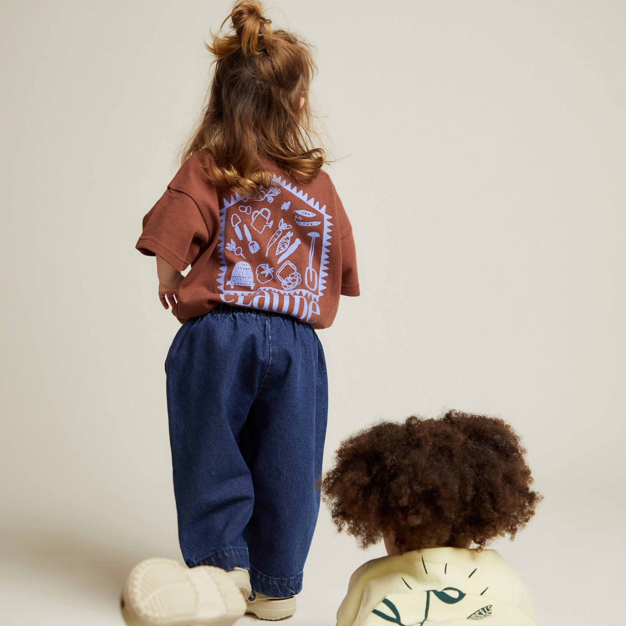 Wave Denim Trouser Denim