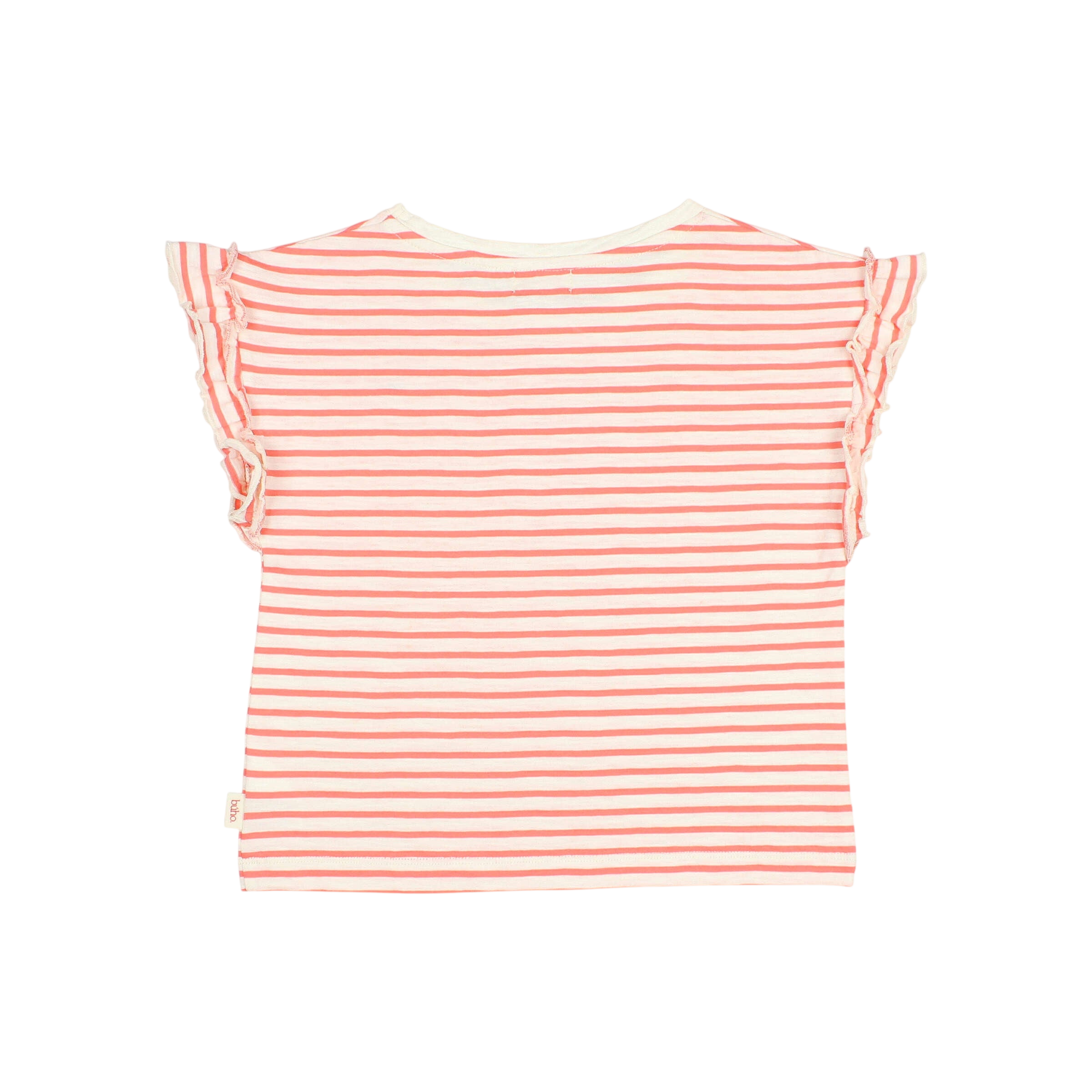 T-shirt Stripes Coral
