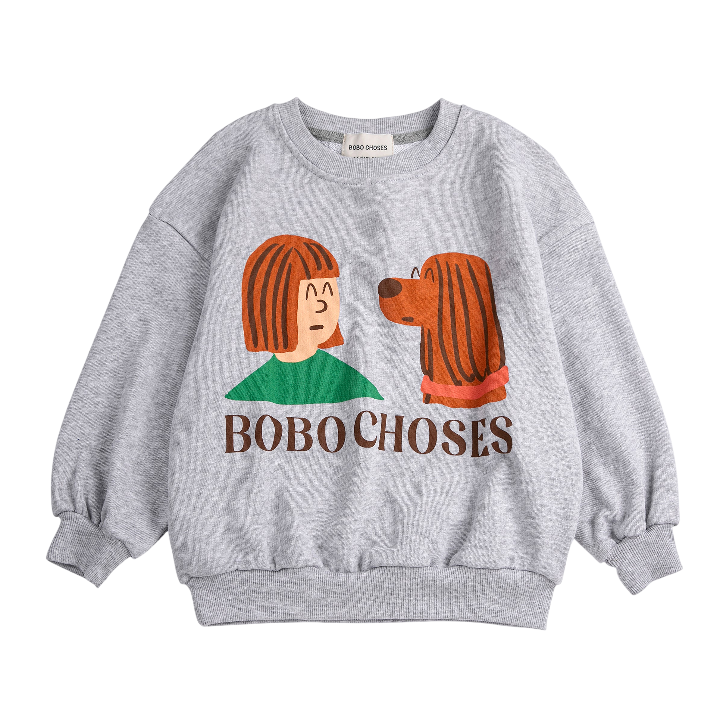 Sweat-shirt Friends In A Pickle Gris anthracite