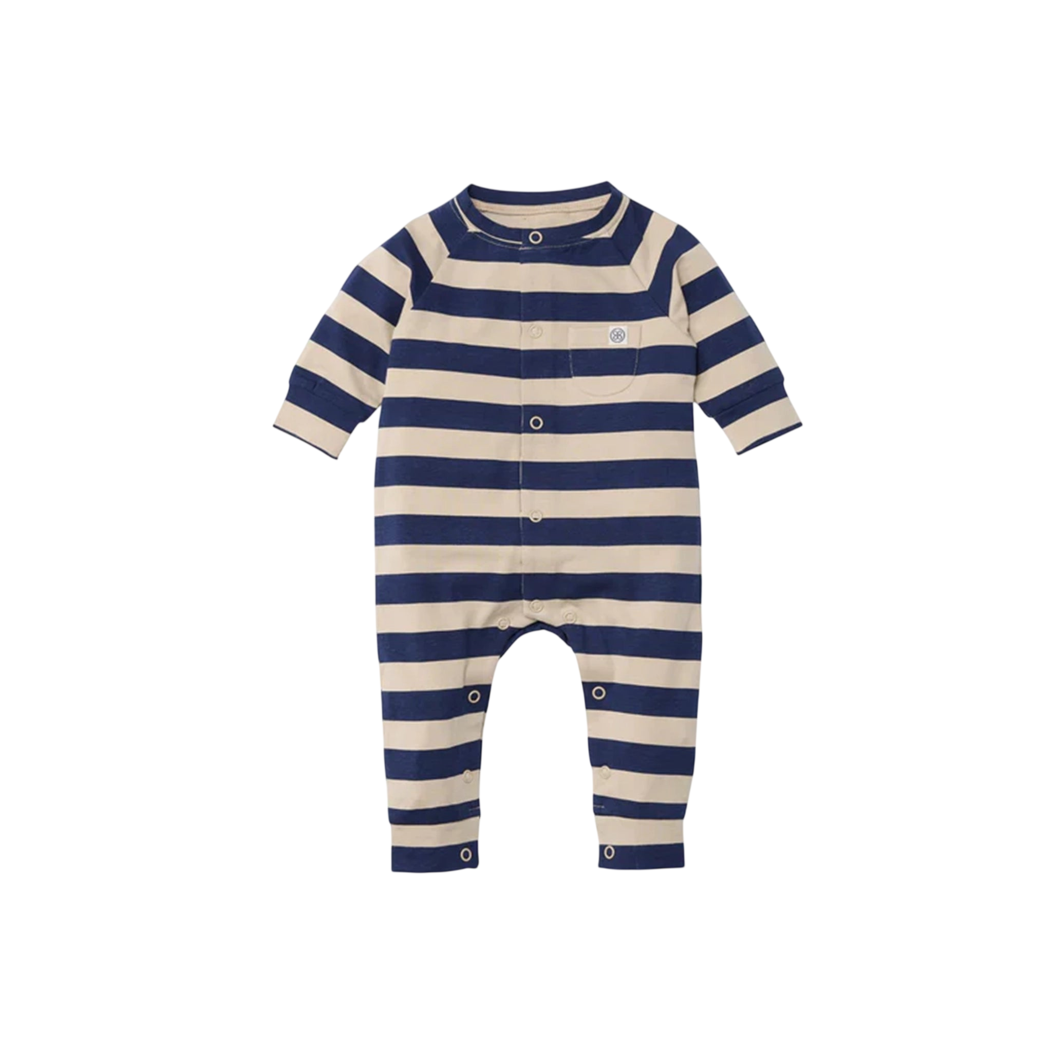 Baby Set Overall und Mütze UV-Schutz Navy Stripe