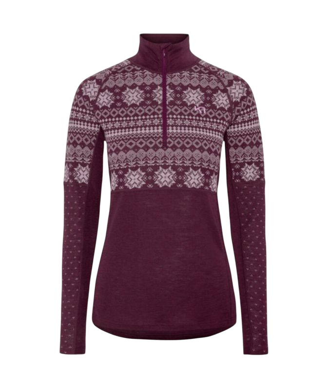 Langarmshirt Vilma HZ wine