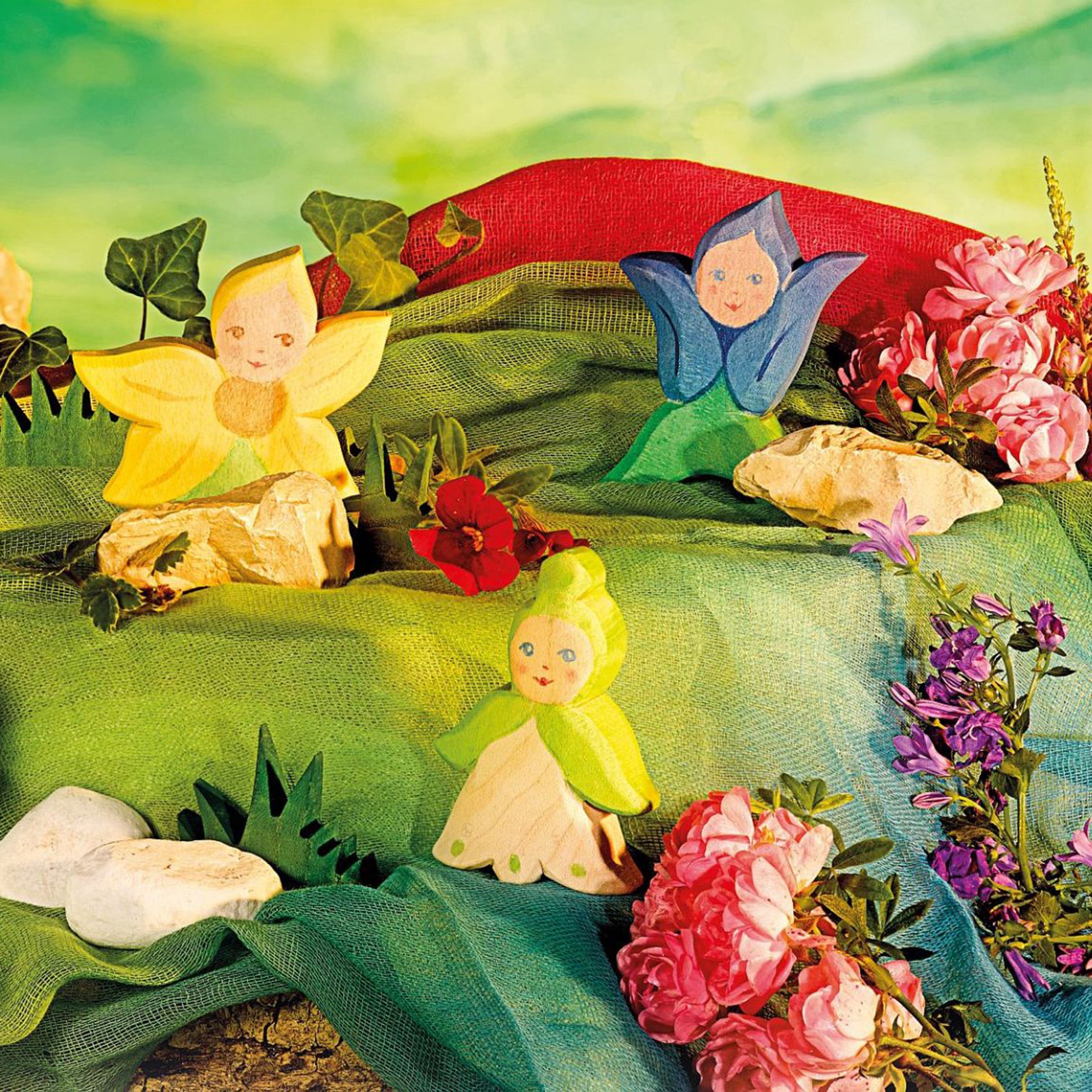 Ostheimer Blumenkind Enzian Holz