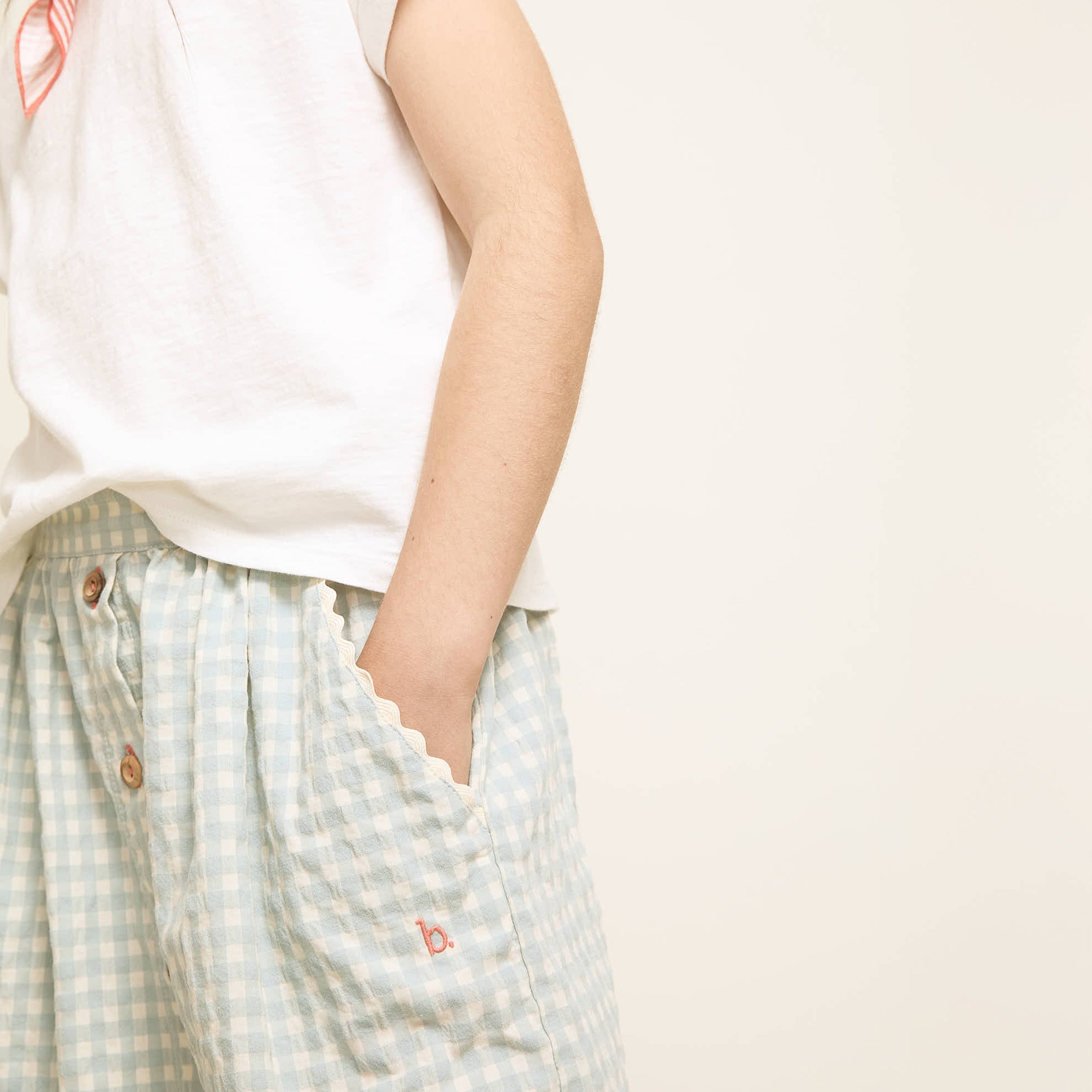 Rock Gingham Aqua