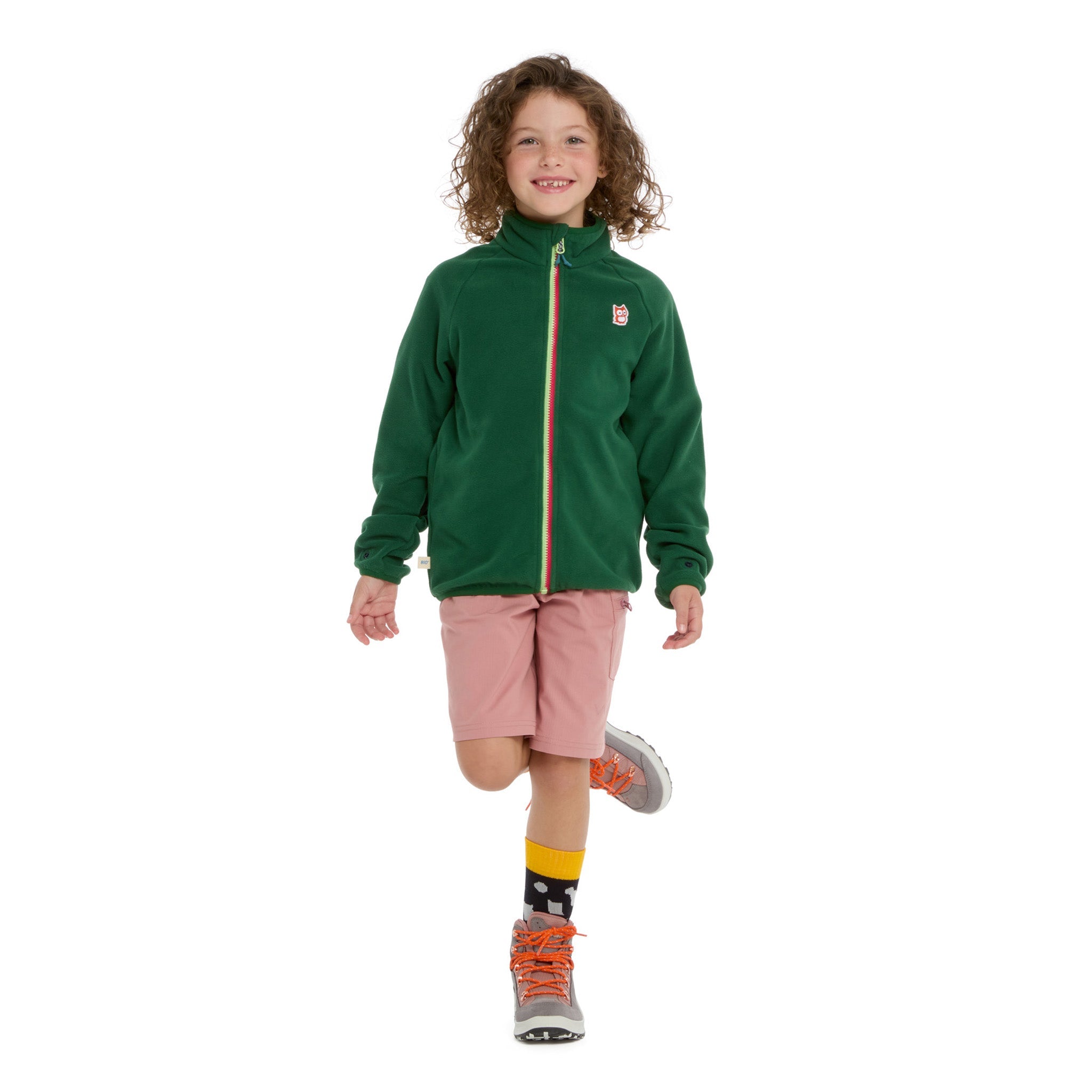 Bio-Fleecejacke Ado Mountain green