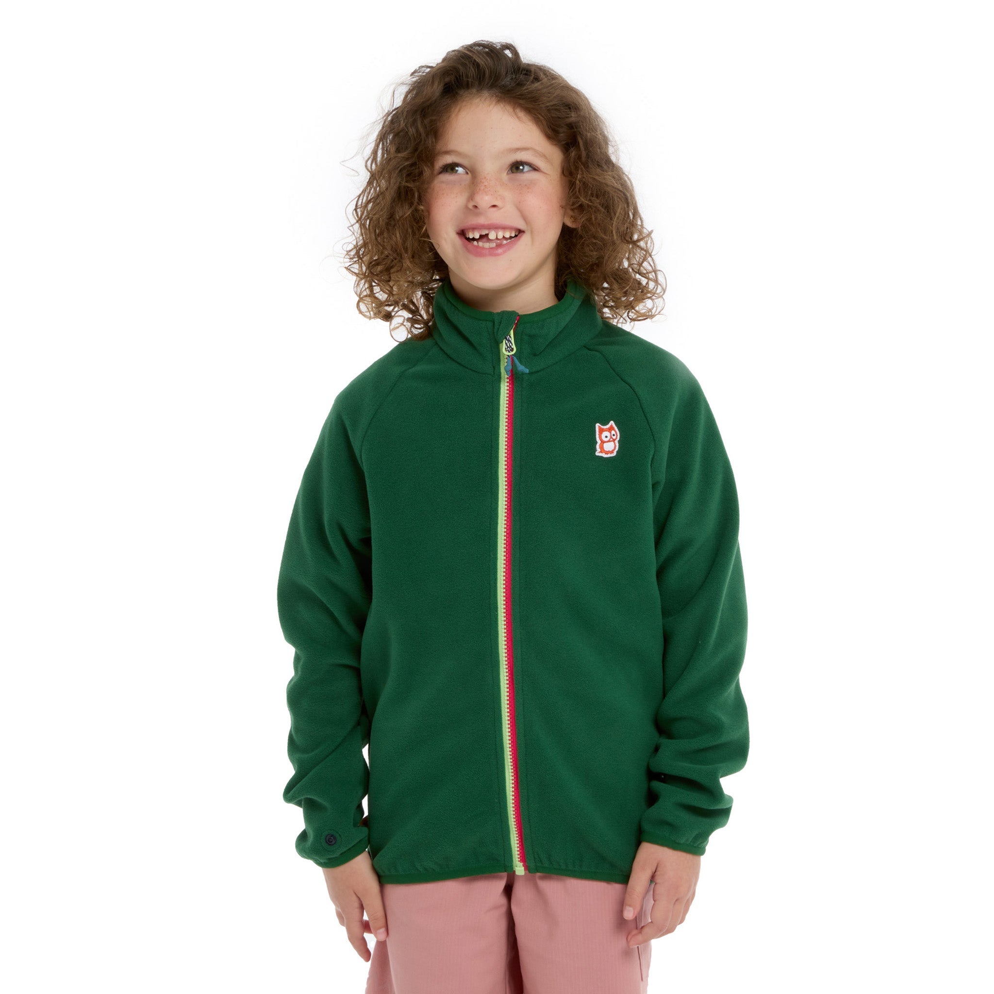 Bio-Fleecejacke Ado Mountain green