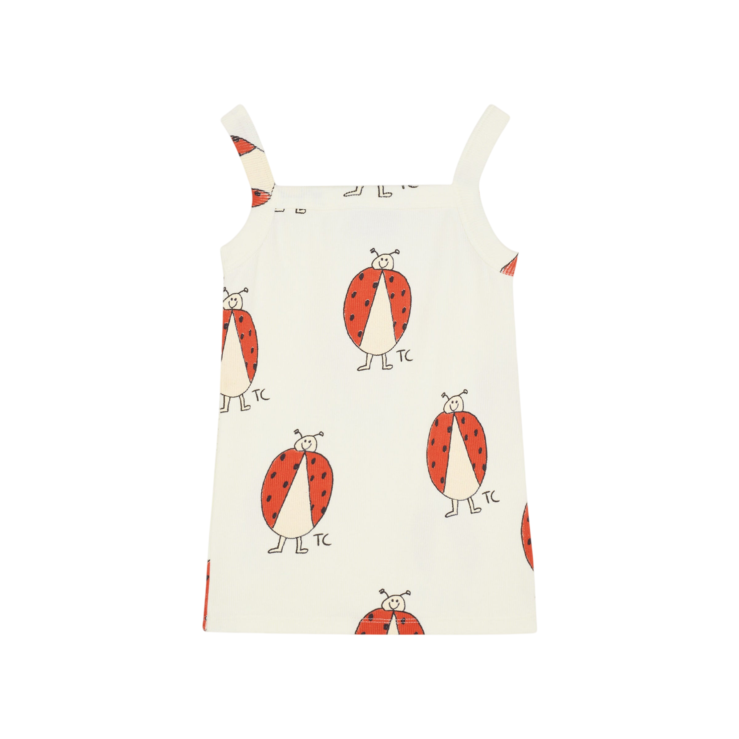 Top Ladybug Allover Ecru