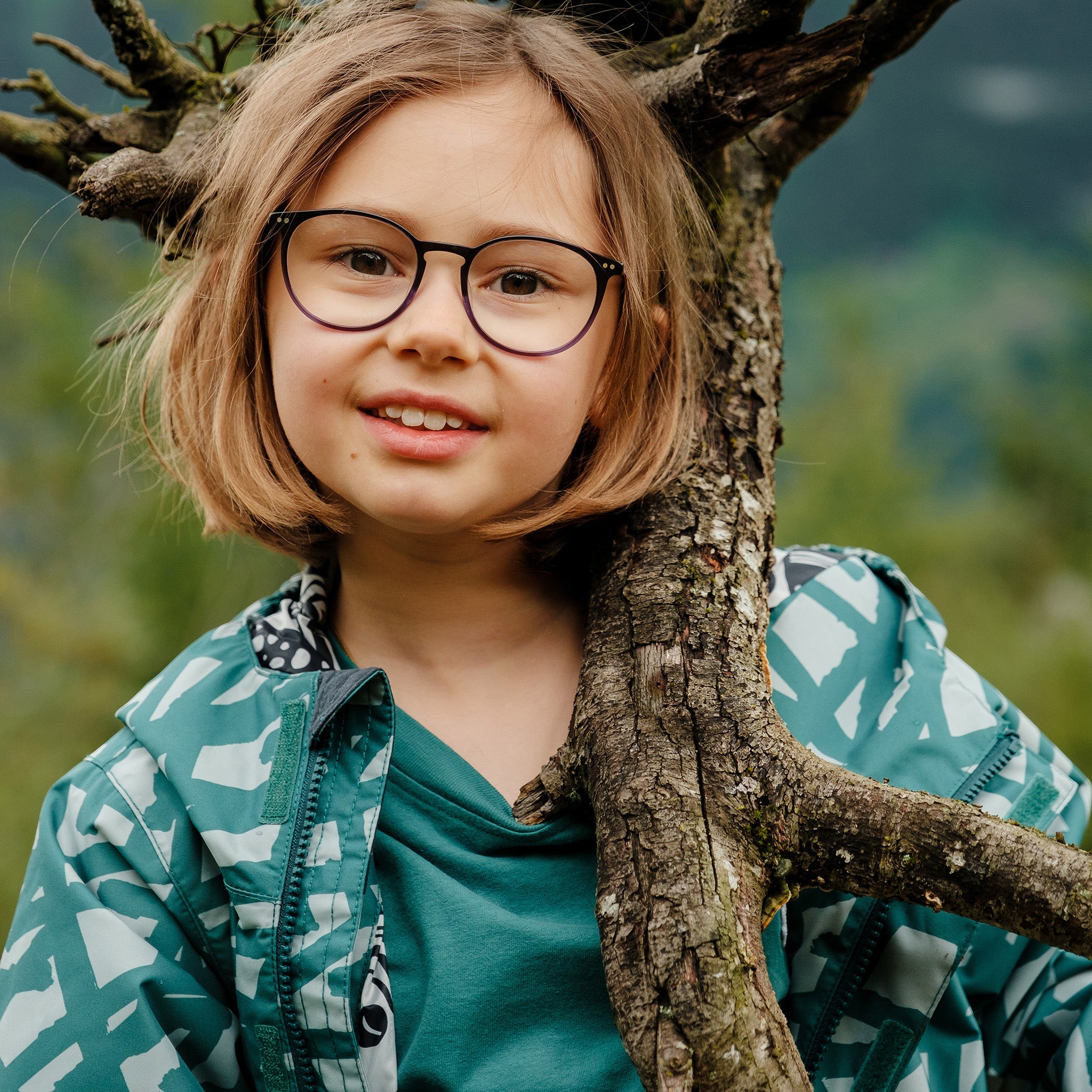 Regenjacke Chip "Nest" Ice blue